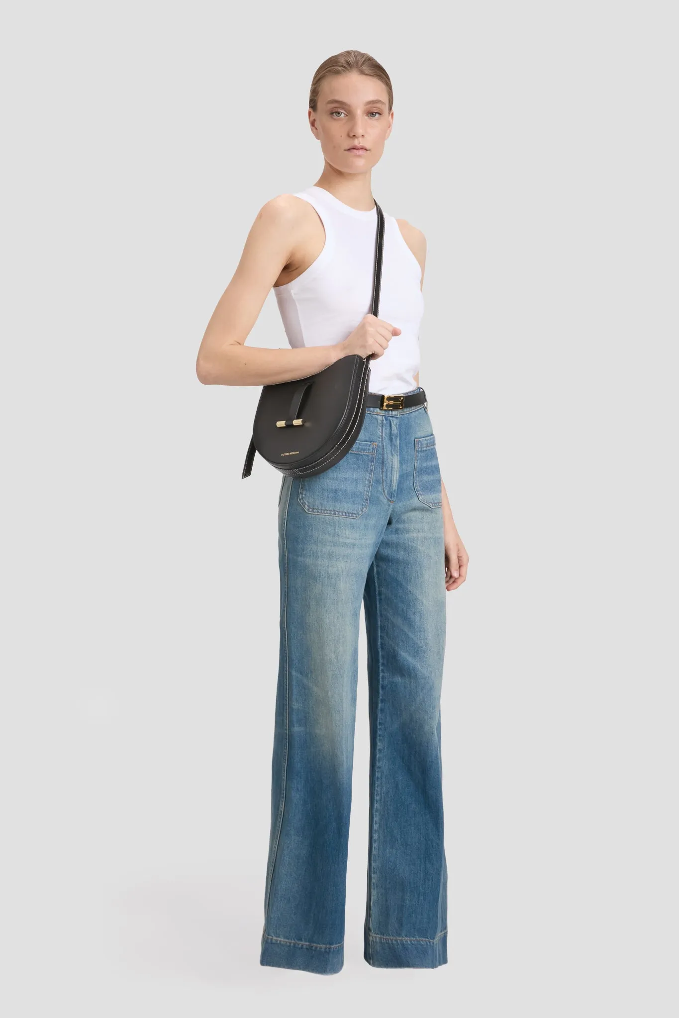 Dia Crossbody Bag In Black Smooth Leather sold by Victoria Beckham product image thumbnail 2
