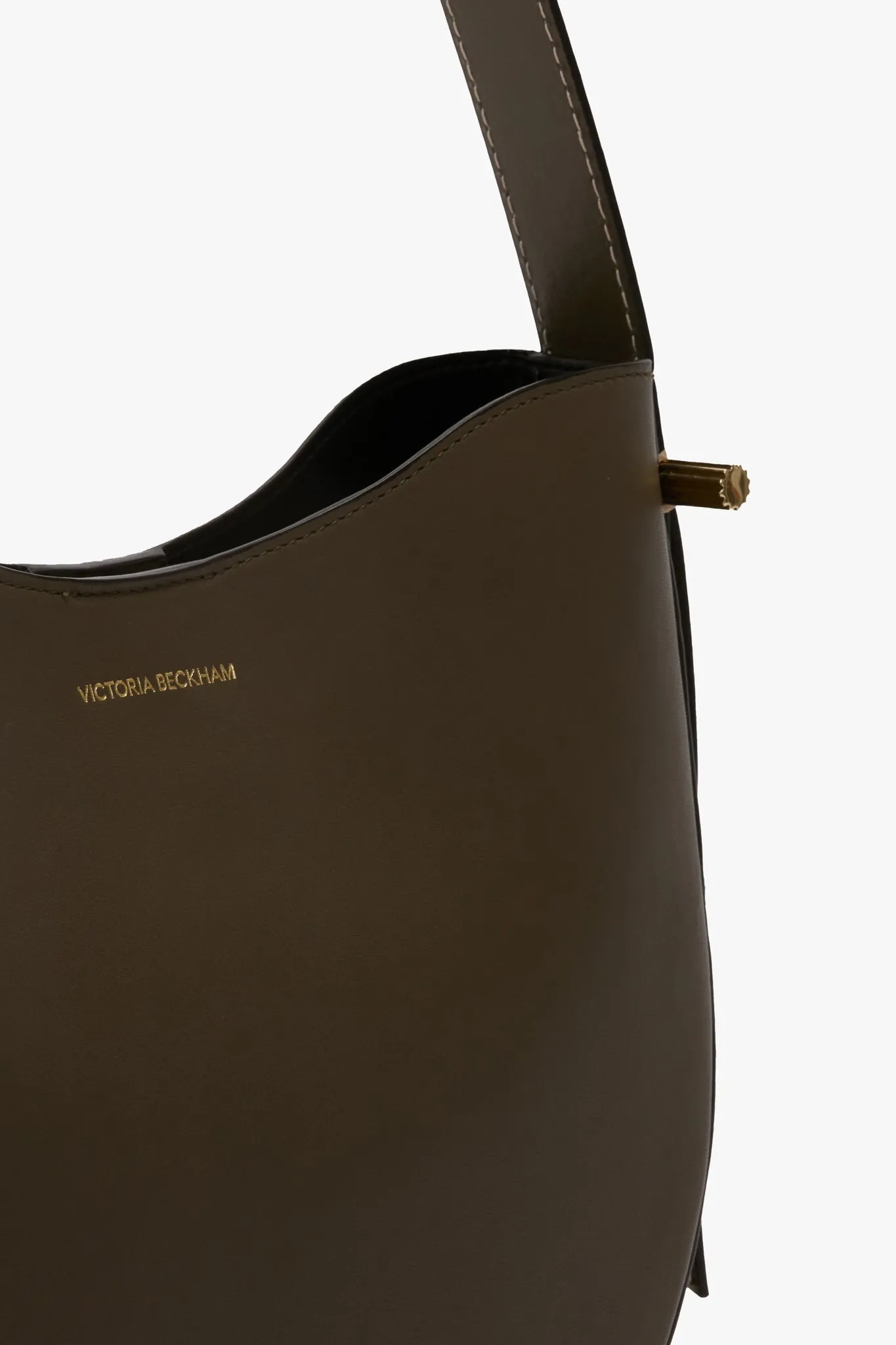 Medium Dia Hobo Bag In Dark Khaki Leather sold by Victoria Beckham product image thumbnail 4