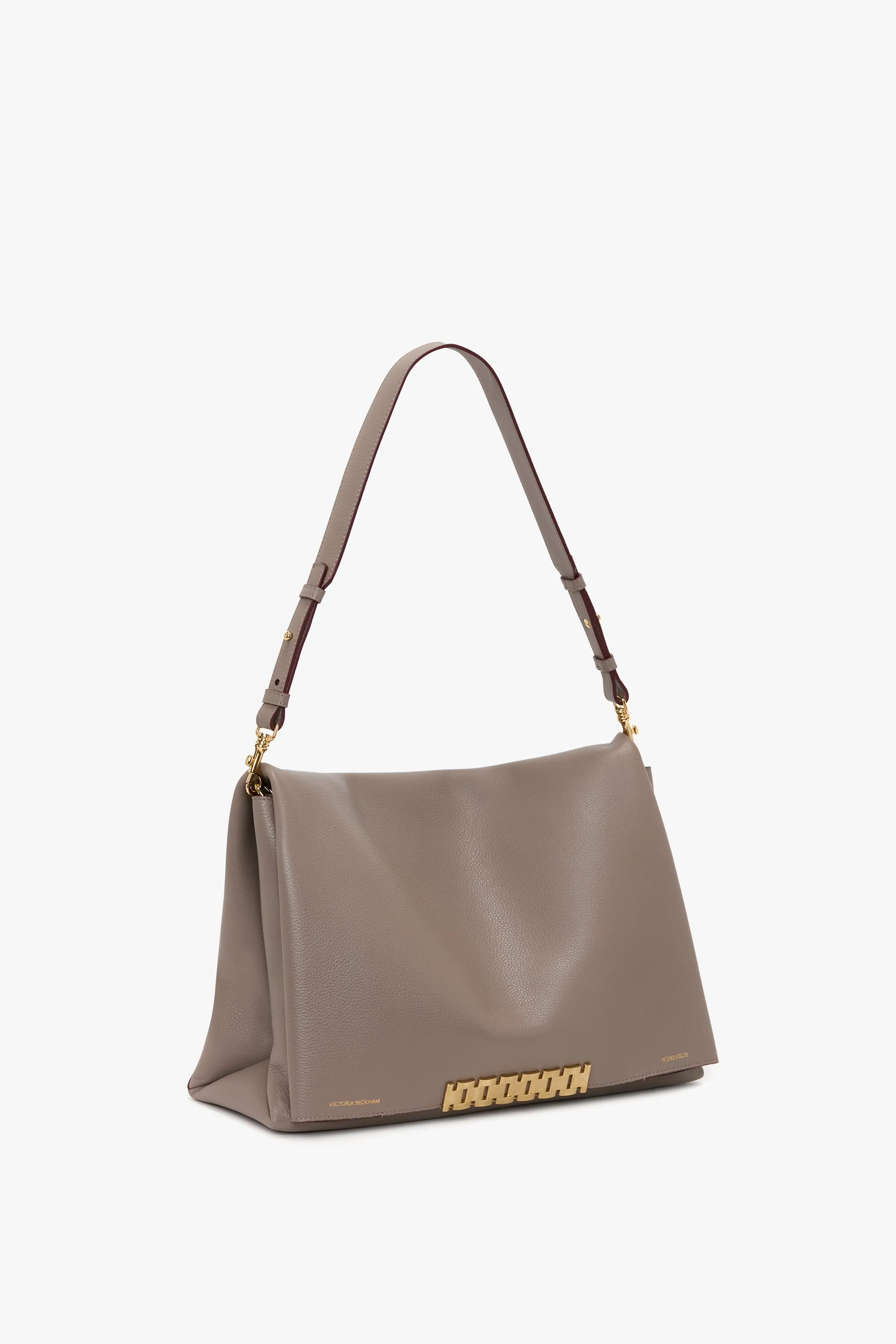 Jumbo Chain Pouch In Taupe Leather sold by Victoria Beckham product image thumbnail 2