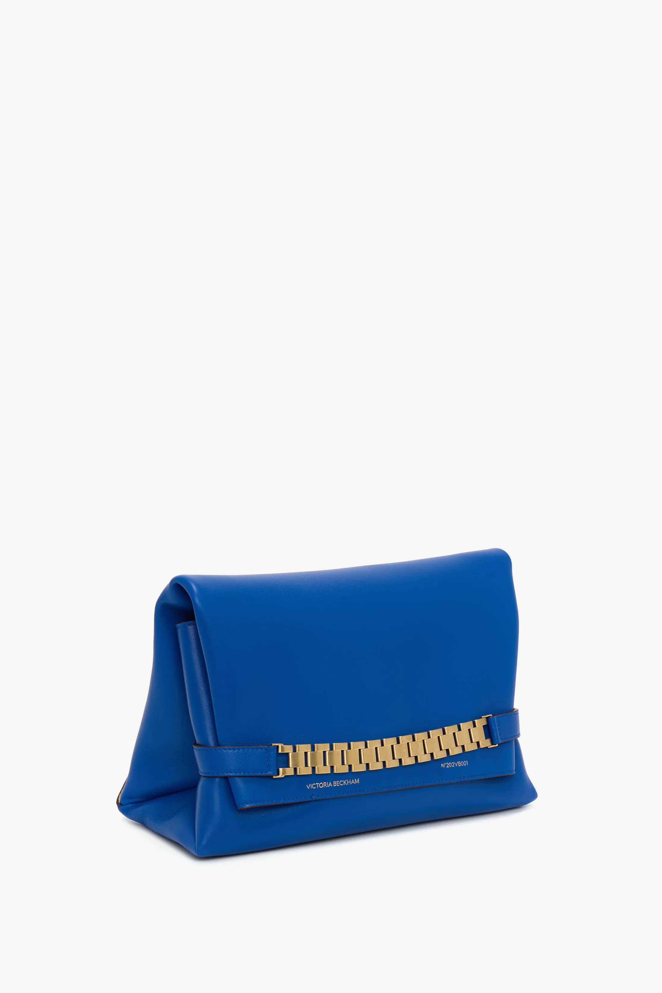 Chain Pouch Bag With Strap In Sapphire Blue Leather sold by Victoria Beckham product image thumbnail 2
