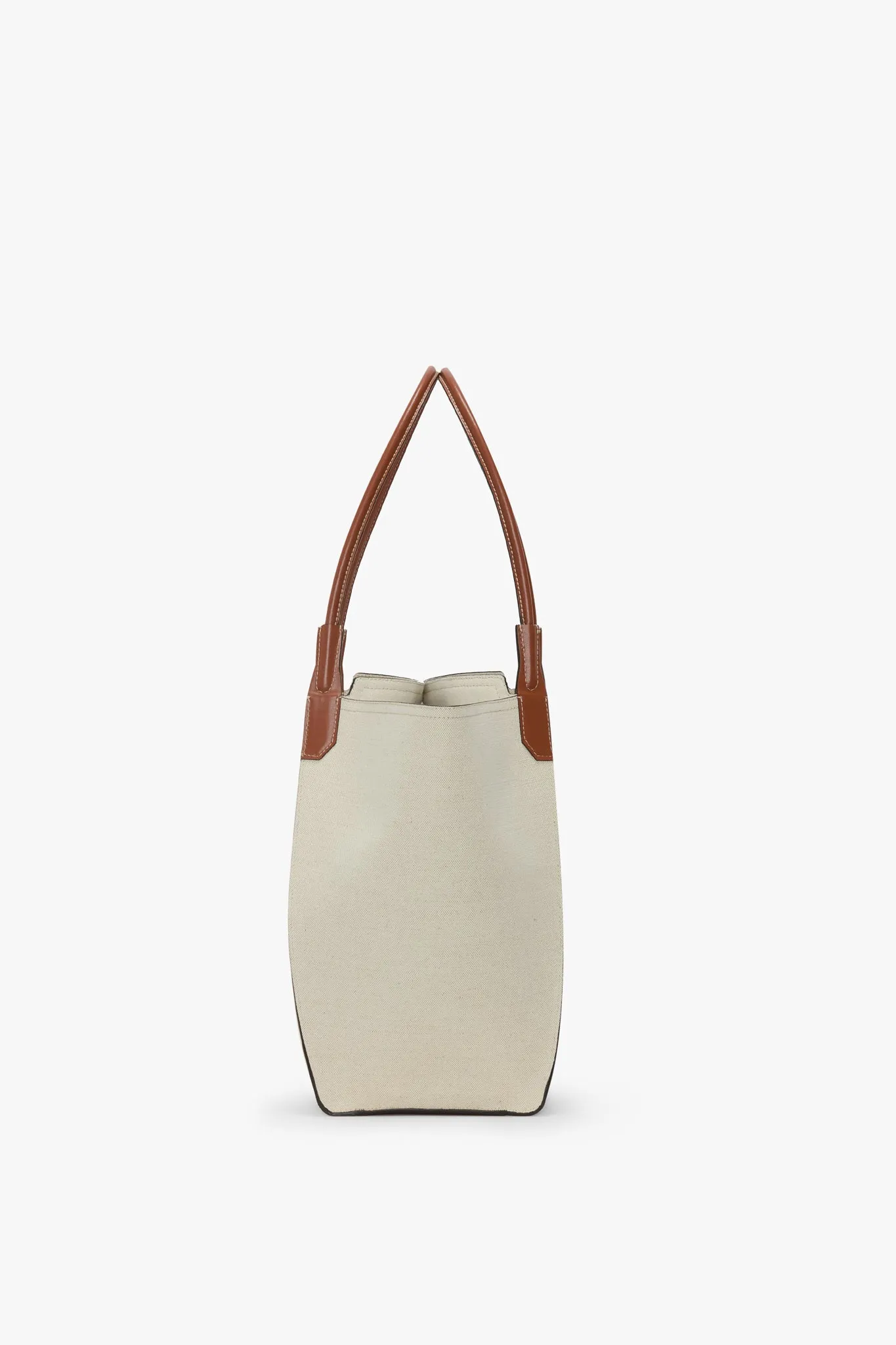 Large Victoria Tote In Ivory Canvas With Tan Leather sold by Victoria Beckham product image thumbnail 4