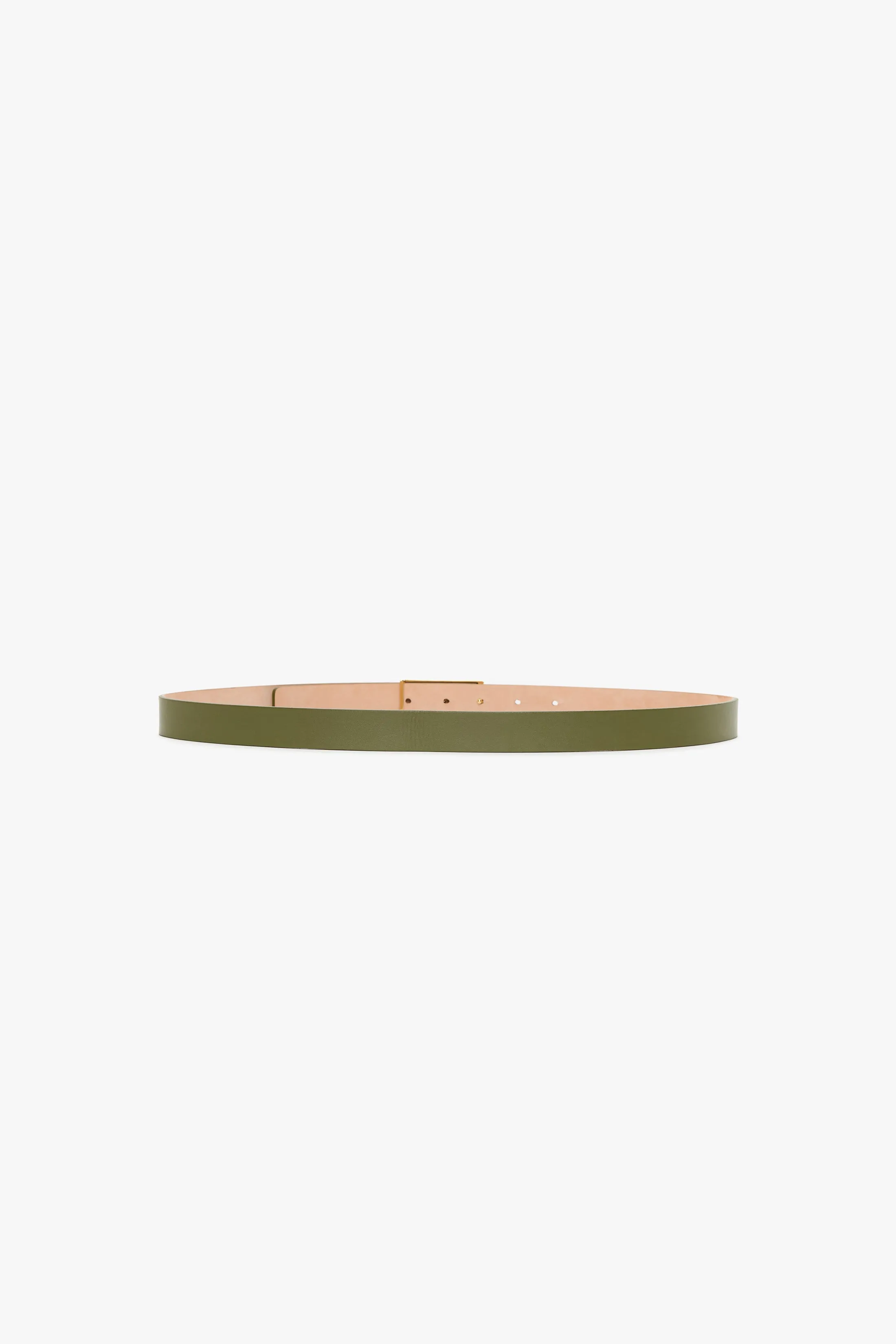 Regular Dorian Belt In Khaki Smooth Leather sold by Victoria Beckham product image thumbnail 3