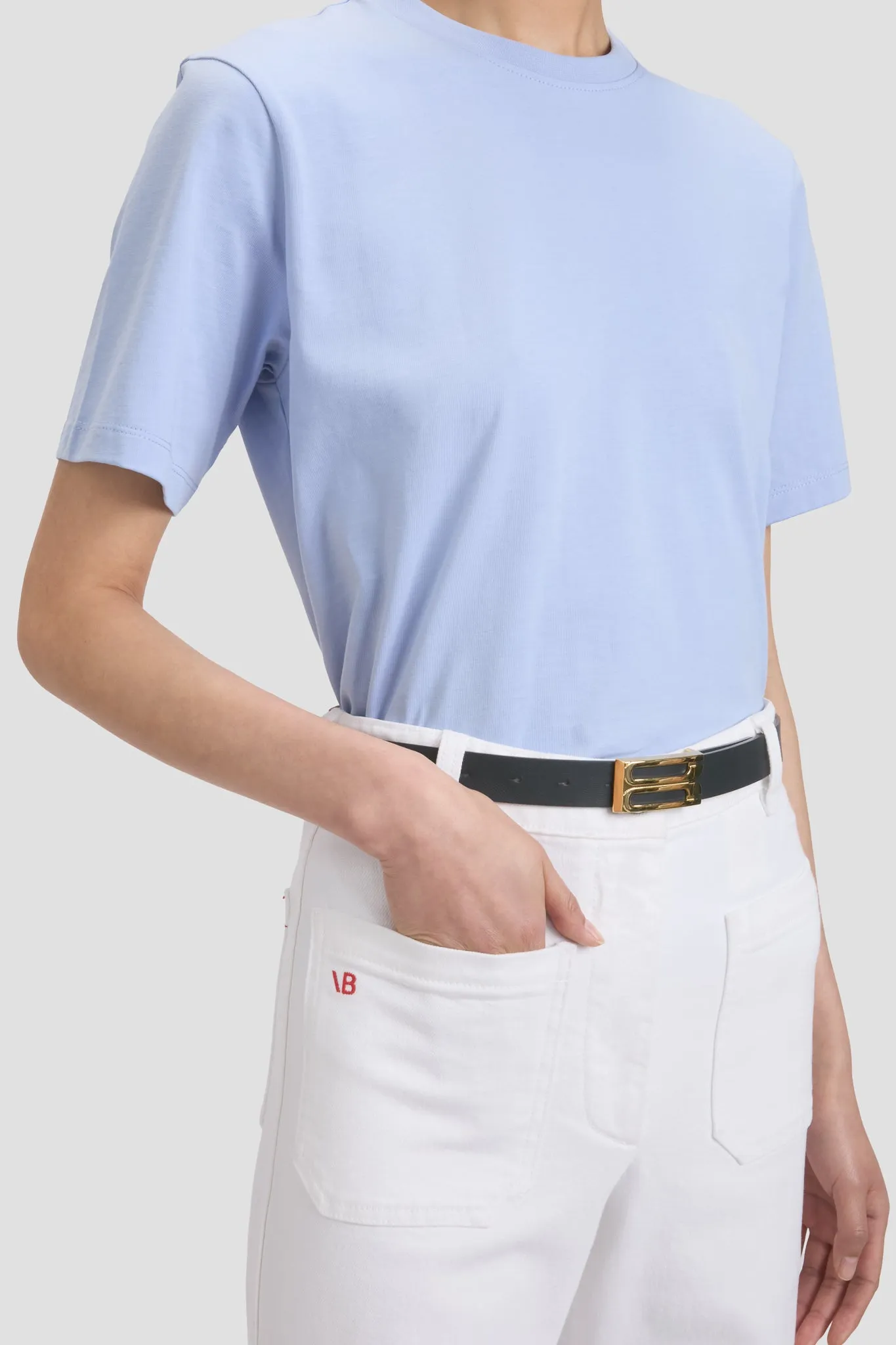 Victoria Tee In Delphinium sold by Victoria Beckham product image thumbnail 2