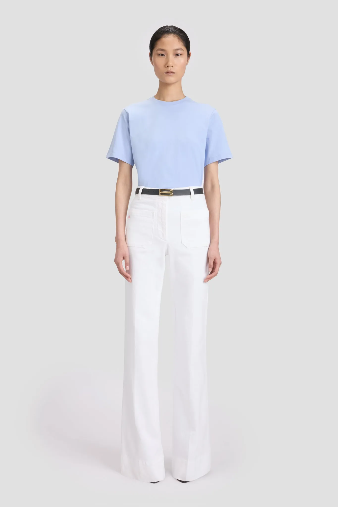 Victoria Tee In Delphinium sold by Victoria Beckham