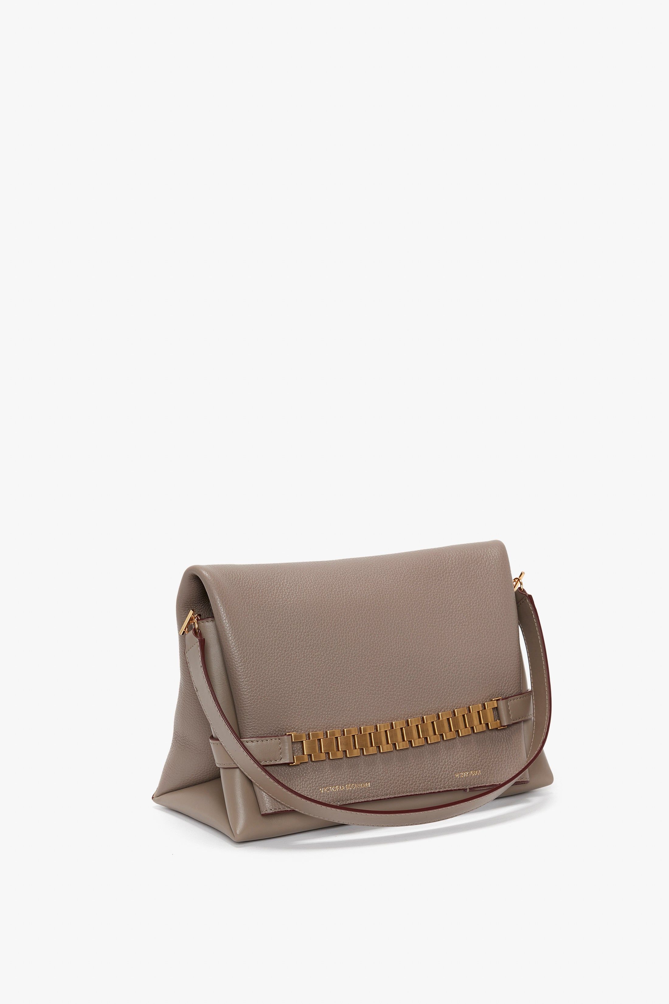 Chain Pouch With Strap In Taupe Grained Calf sold by Victoria Beckham product image thumbnail 2
