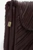 Soft Dorian Bag In Burgundy Pleated Leather sold by Victoria Beckham