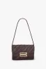 Soft Dorian Bag In Burgundy Pleated Leather sold by Victoria Beckham