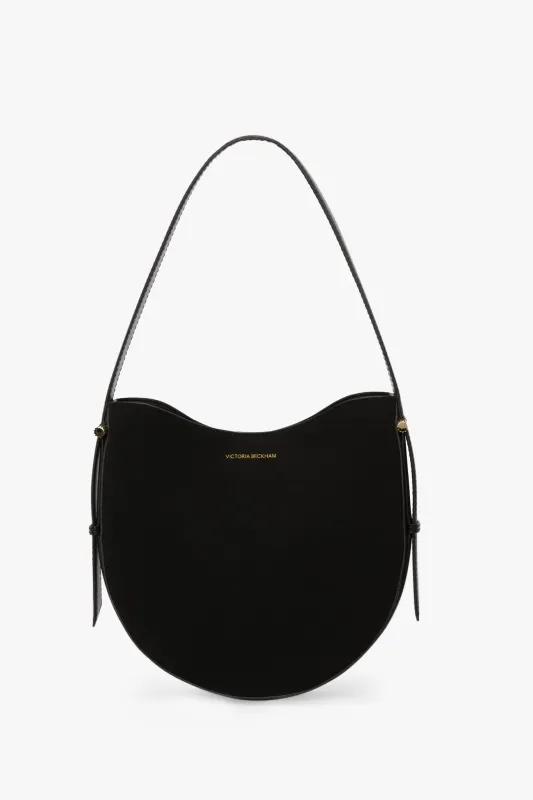 Medium Dia Hobo Bag In Black Canvas With Black Leather sold by Victoria Beckham