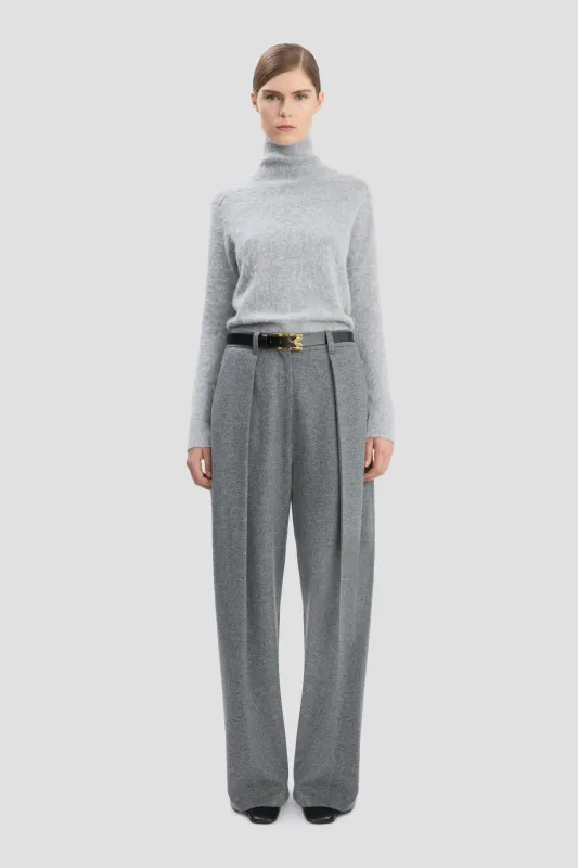 Polo Neck Jumper In Grey sold by Victoria Beckham