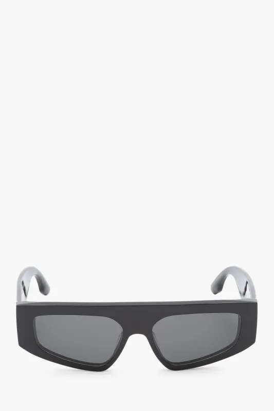 Acetate Visor Sunglasses In Black sold by Victoria Beckham