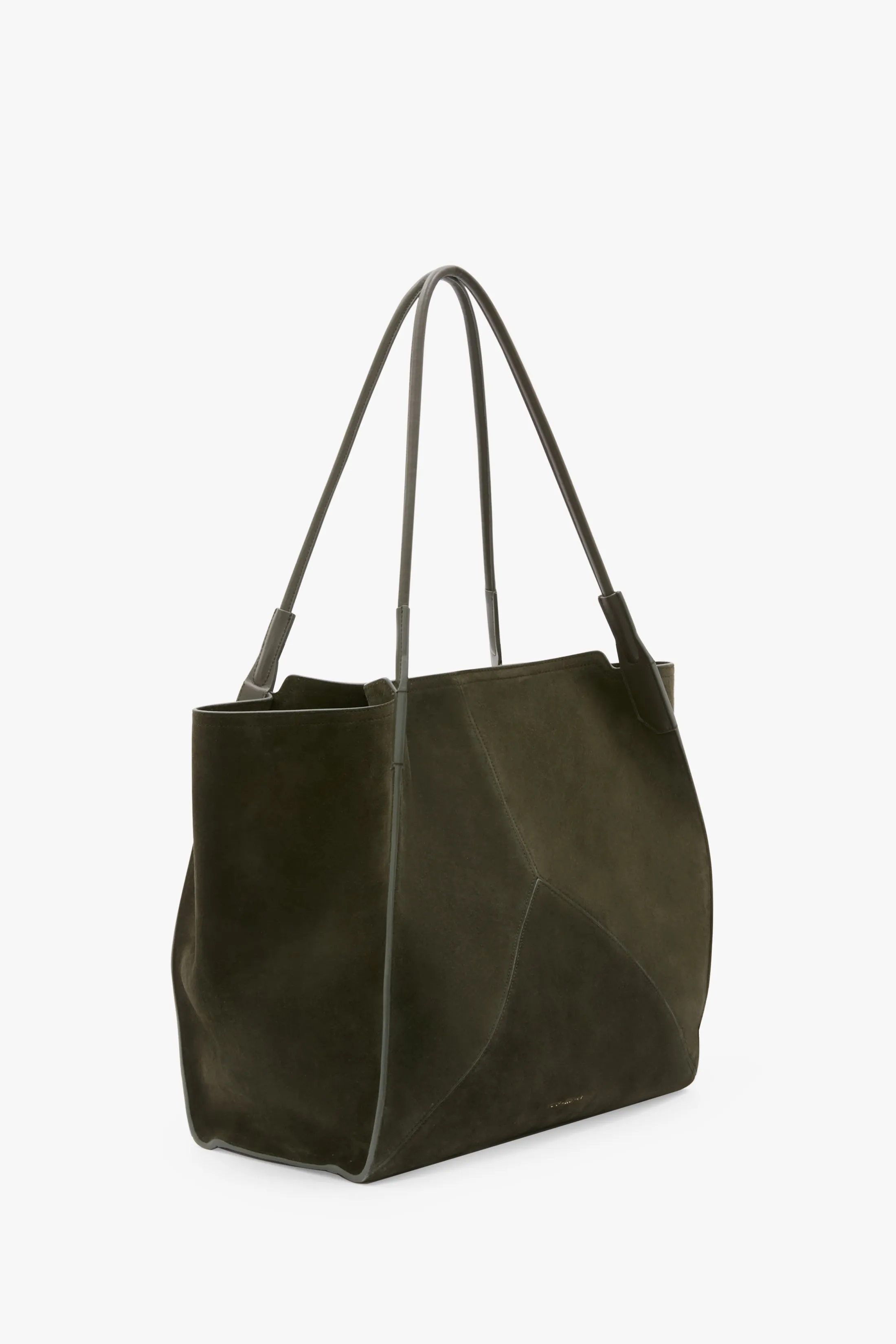 Large Victoria Tote In Dark Olive Suede sold by Victoria Beckham product image thumbnail 2