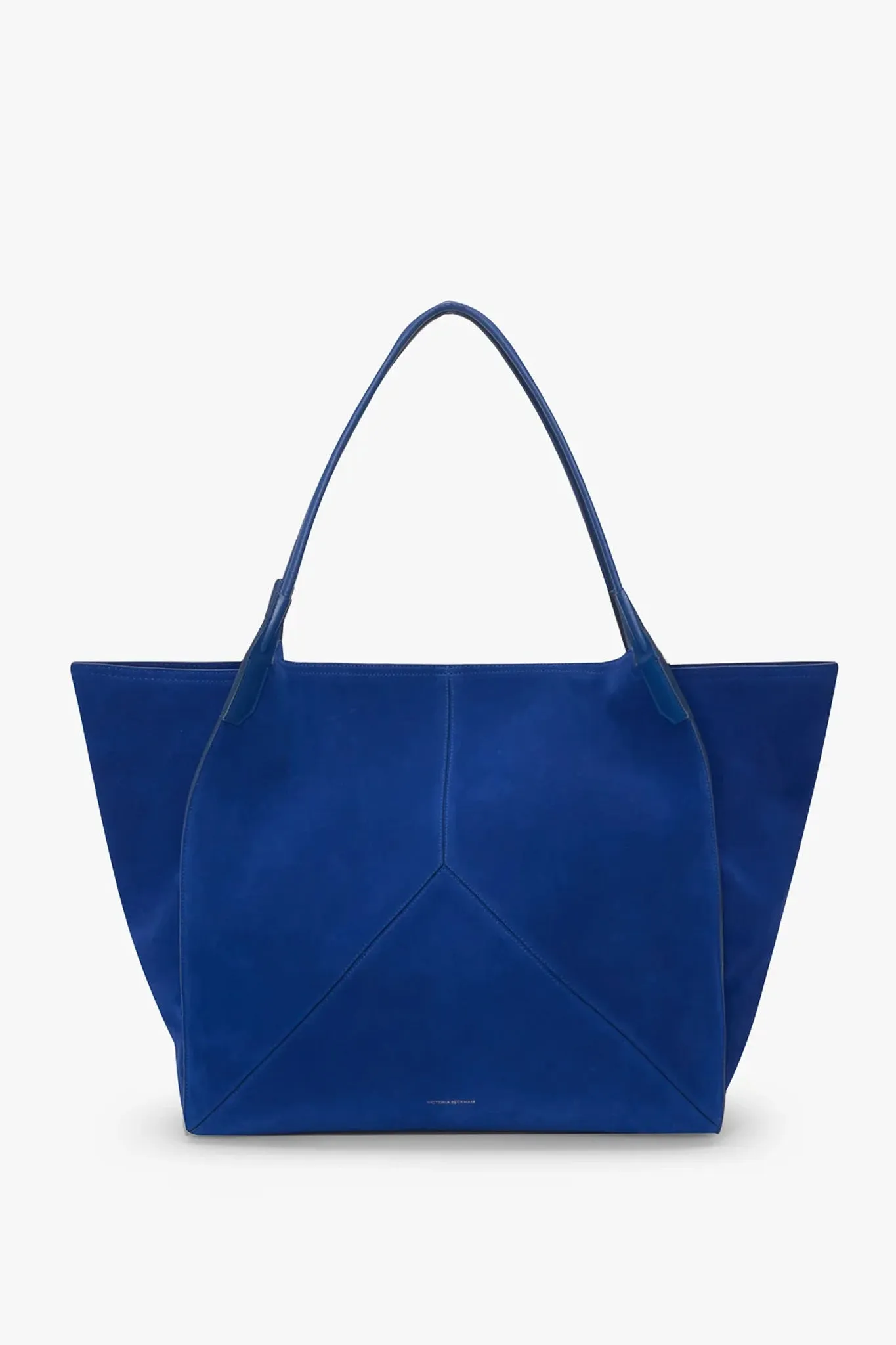 Victoria Travel Tote In Sapphire Blue Suede sold by Victoria Beckham