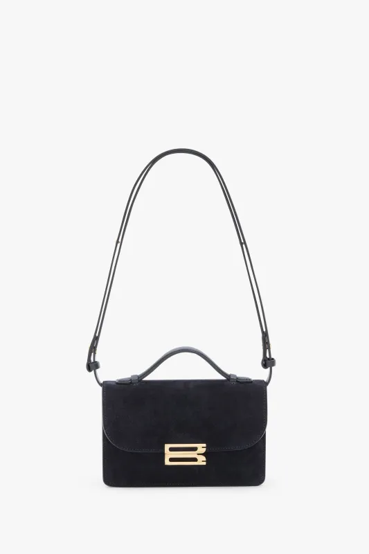 Mini Dorian Bag In Navy Suede sold by Victoria Beckham