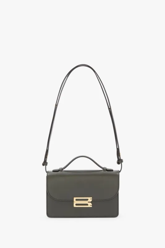 Mini Dorian Bag In Dark Olive Leather sold by Victoria Beckham