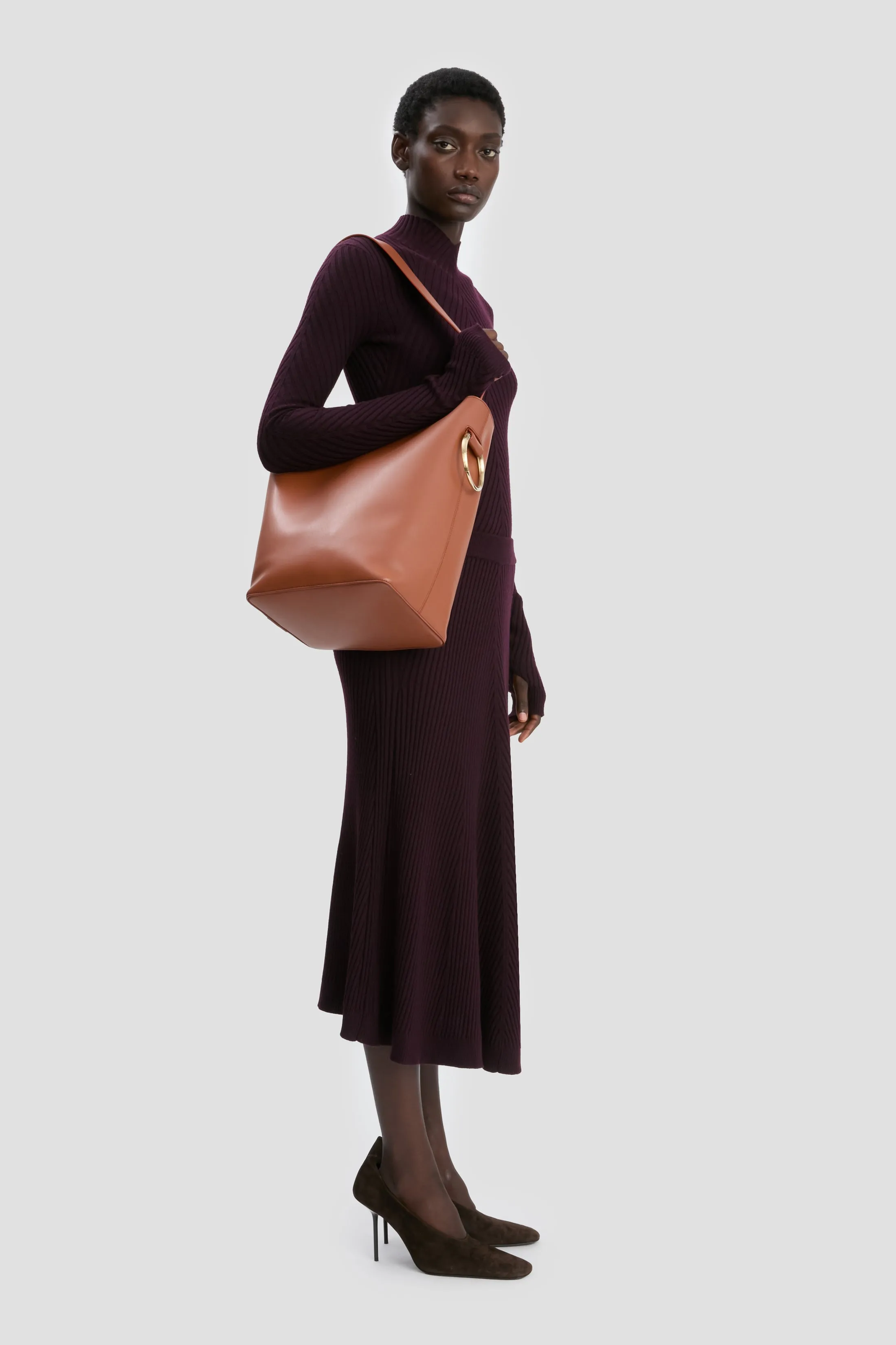 Dia Bucket Bag In Tan Leather sold by Victoria Beckham product image thumbnail 2