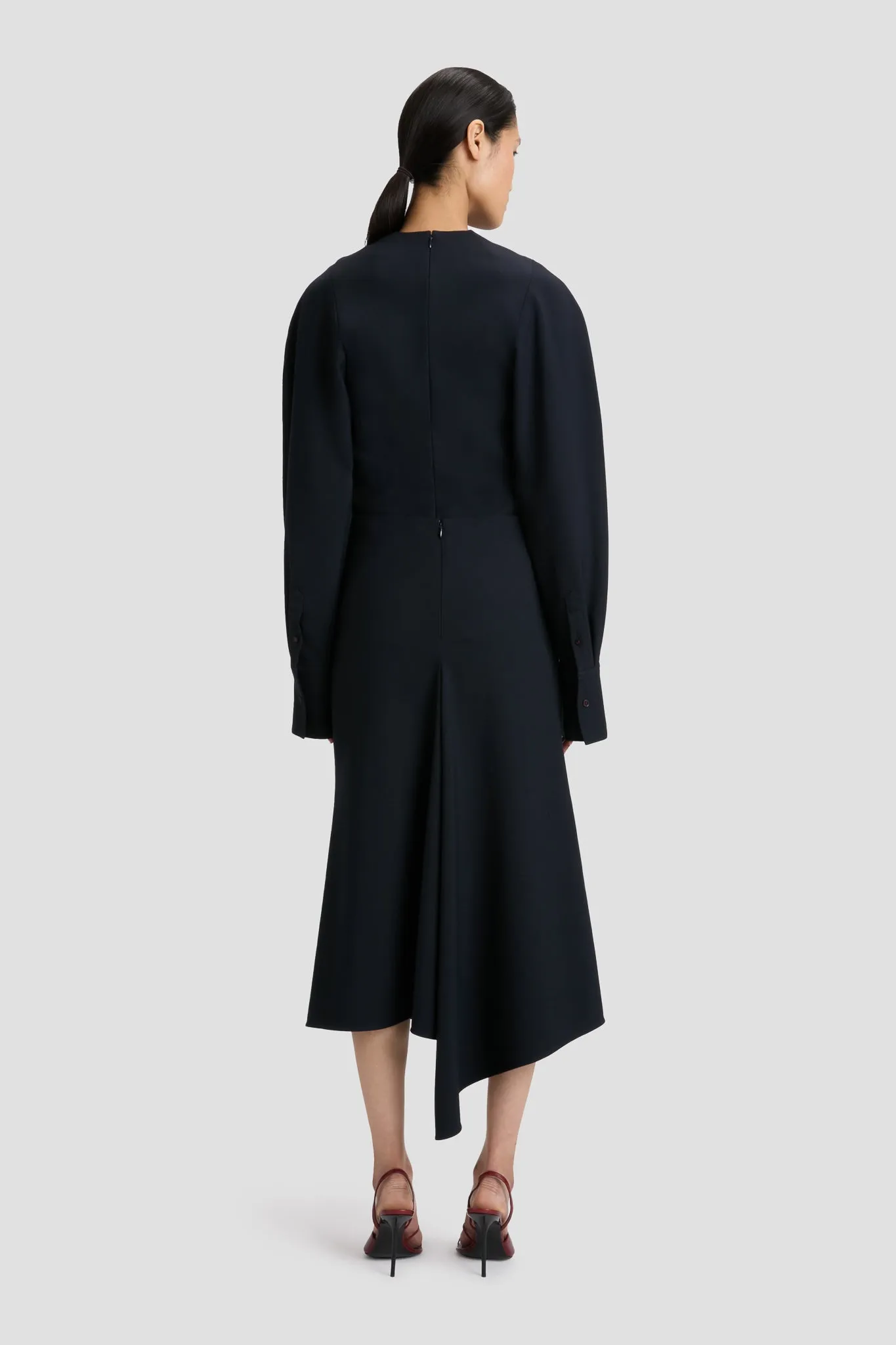 Twist Top In Navy sold by Victoria Beckham product image thumbnail 4