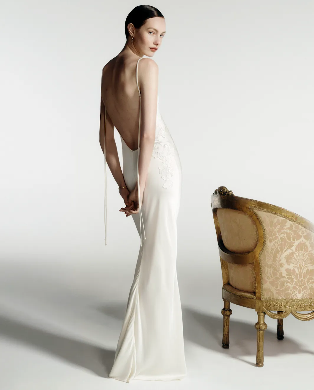 Lace Cami Dress In Ivory sold by Victoria Beckham product image thumbnail 2