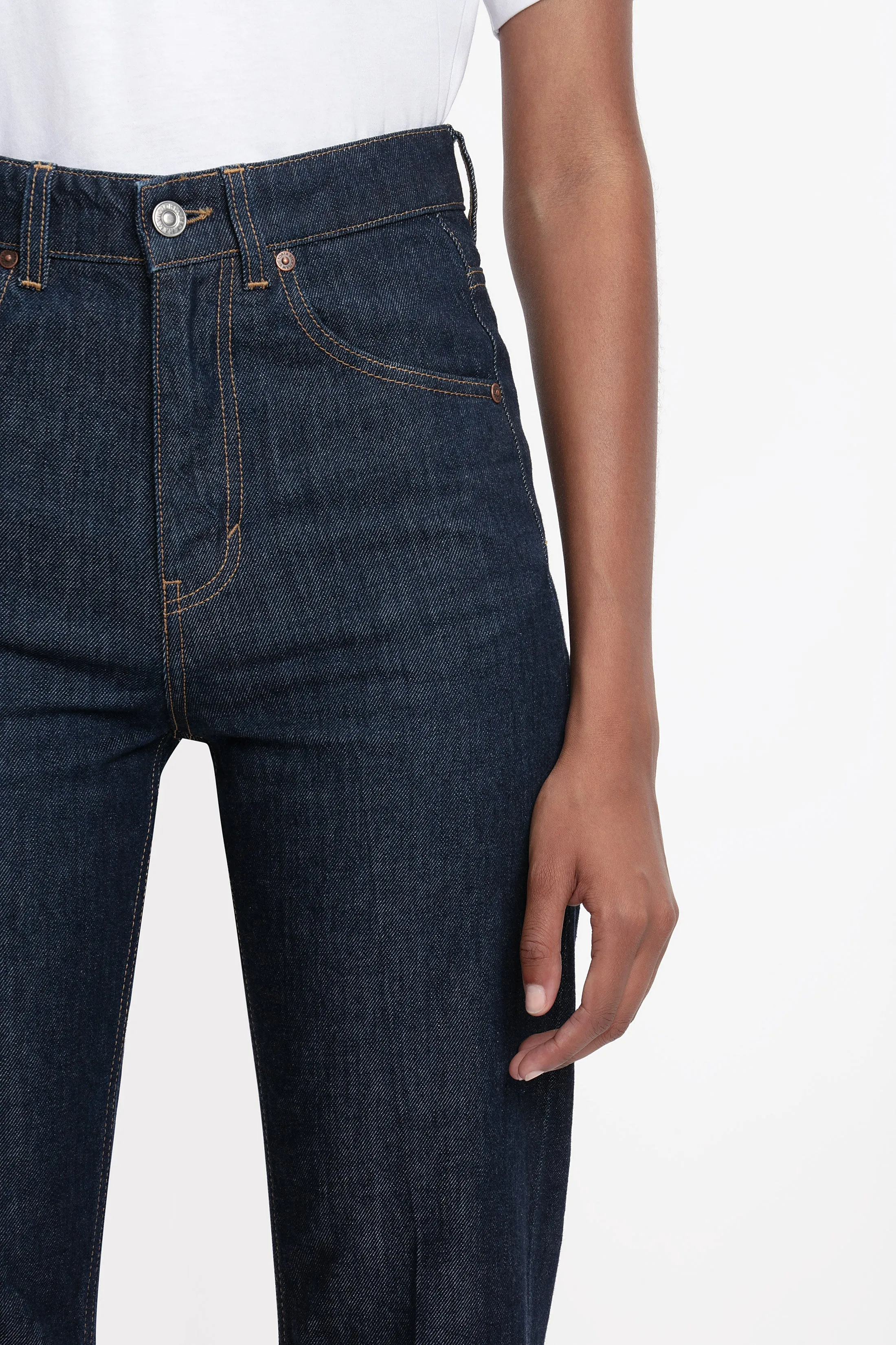 Julia High Waisted Extra Long Jean In Light Rinse sold by Victoria Beckham product image thumbnail 2