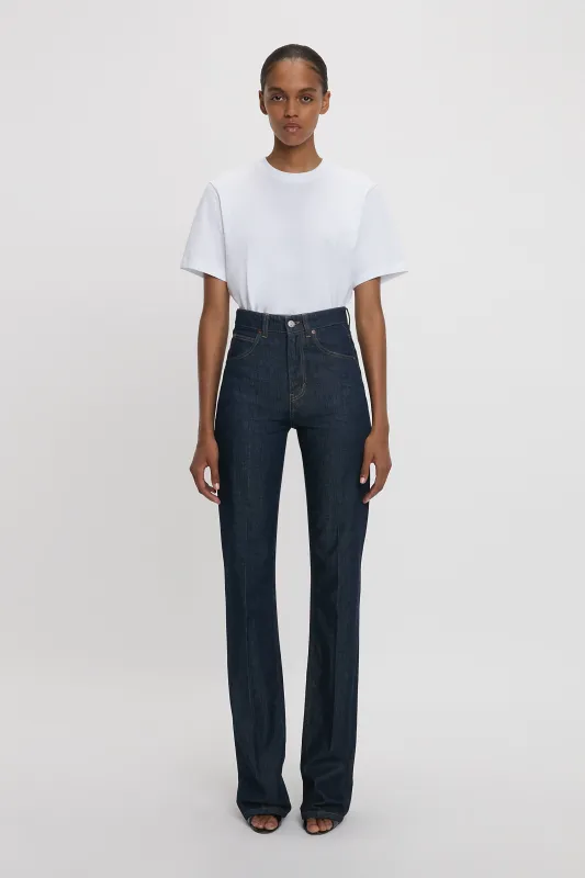 Julia High Waisted Extra Long Jean In Light Rinse sold by Victoria Beckham