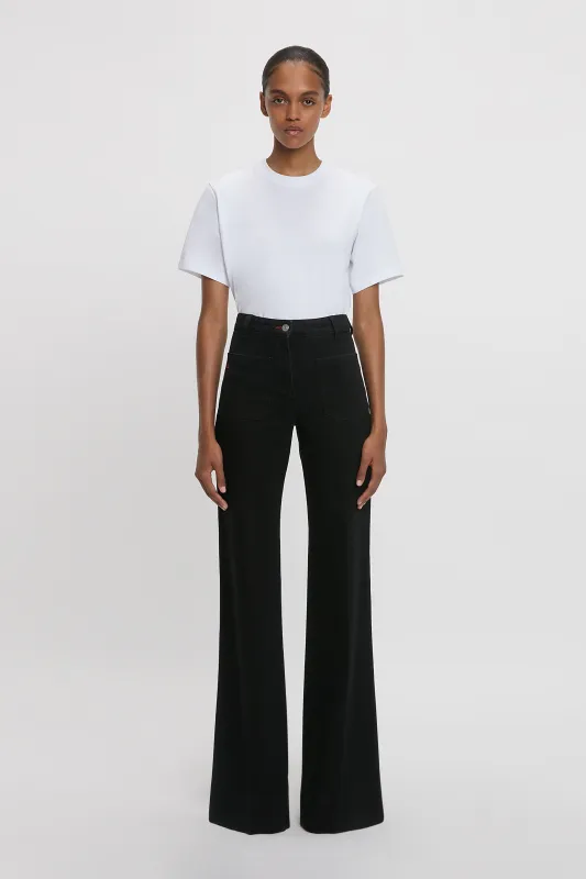 Alina Stretch Jean In Washed Black sold by Victoria Beckham