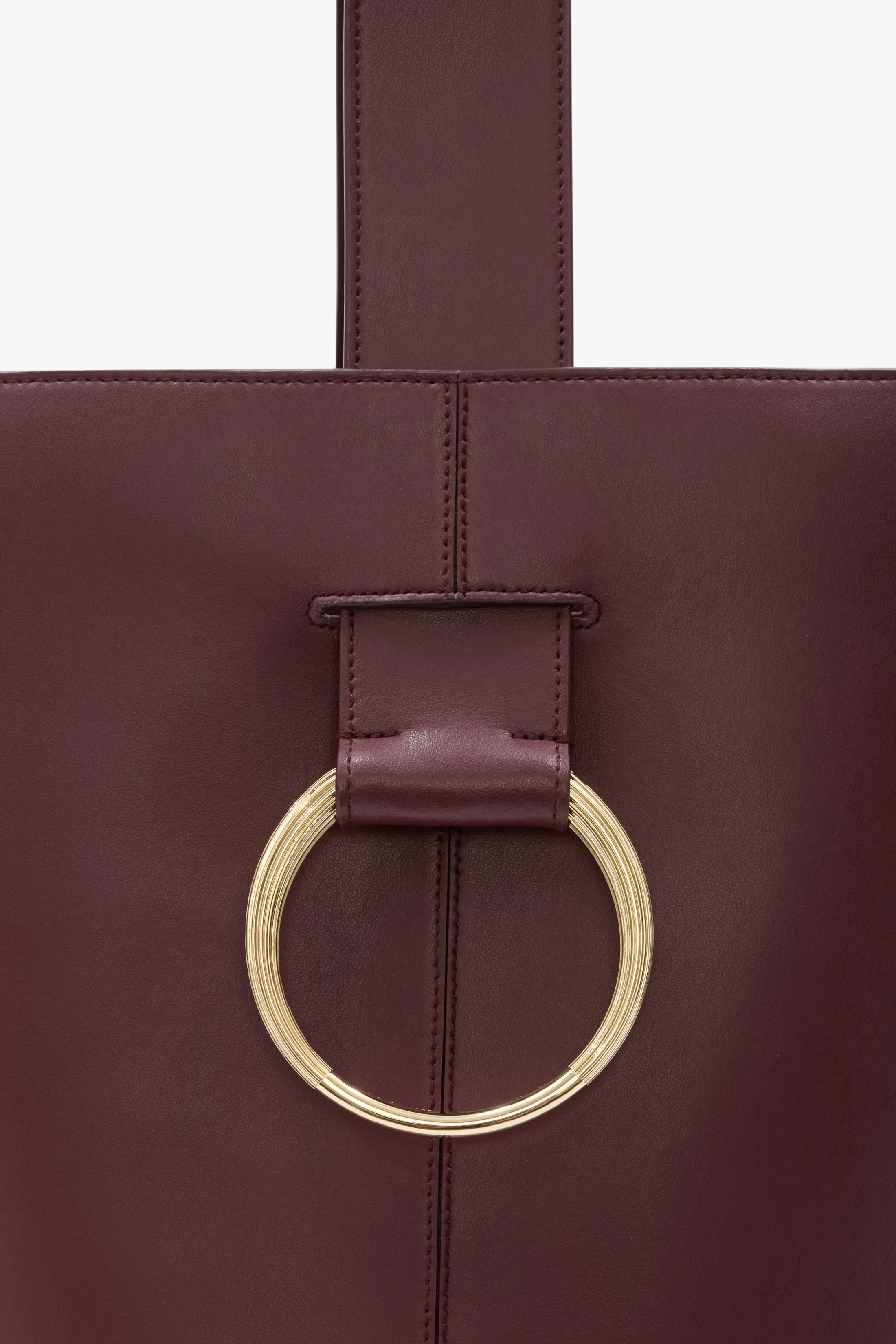 Dia Bucket Bag In Burgundy Leather sold by Victoria Beckham product image thumbnail 5
