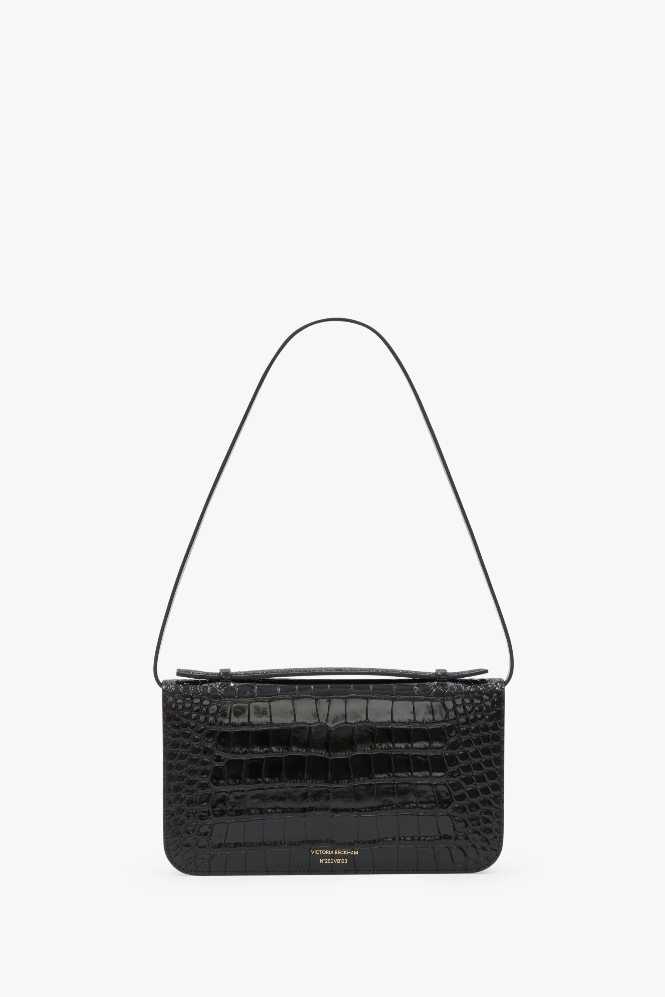 Dorian Pochette In Embossed Black Leather sold by Victoria Beckham product image thumbnail 4