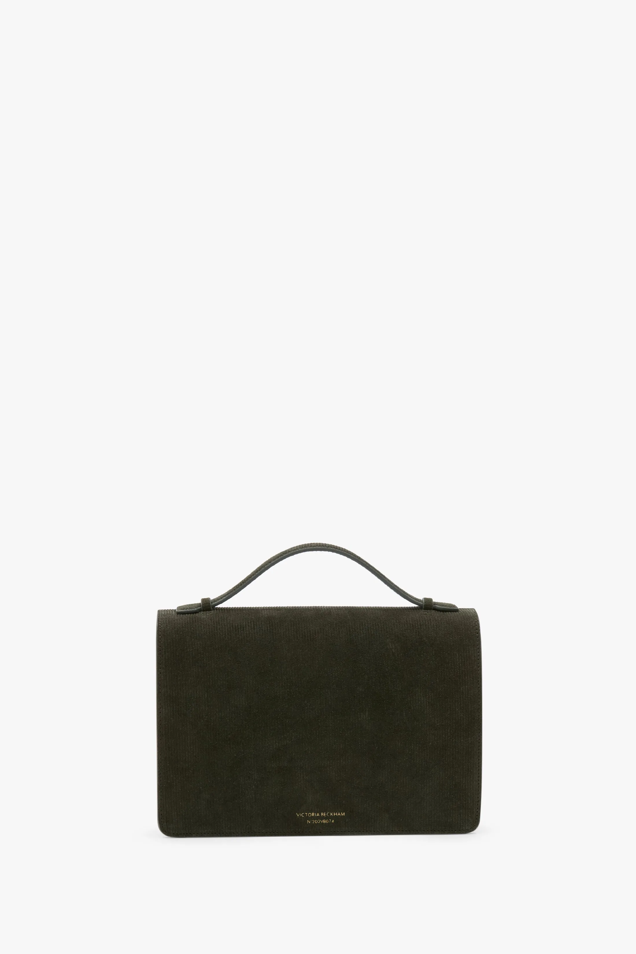 Dorian Bag In Embossed Dark Olive Suede sold by Victoria Beckham product image thumbnail 5