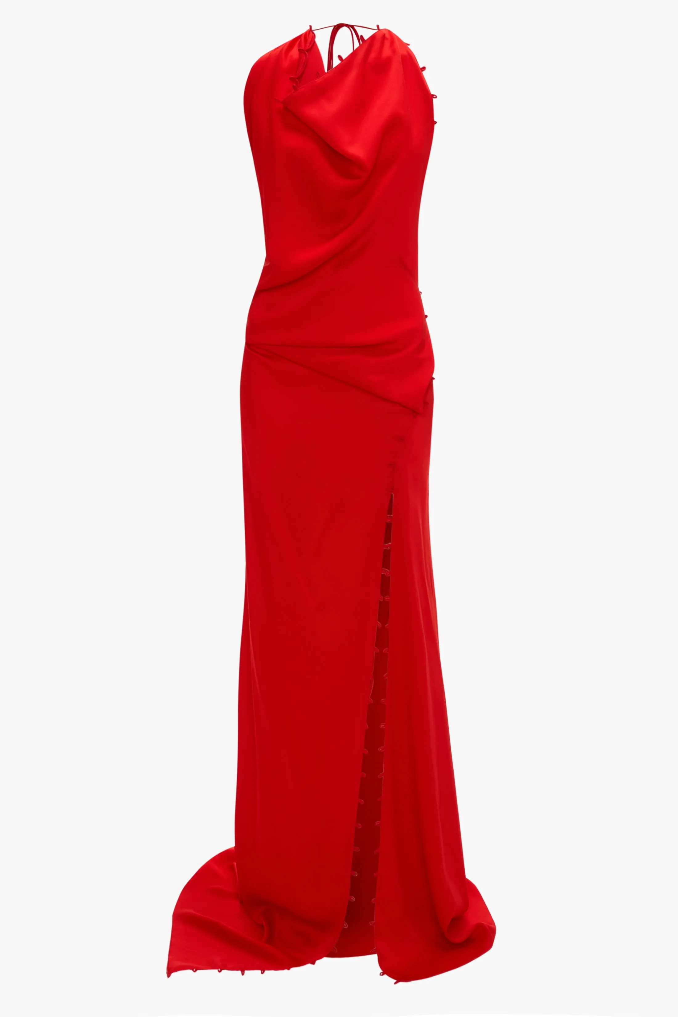 Sleeveless Draped Gown In Cayenne sold by Victoria Beckham product image thumbnail 5