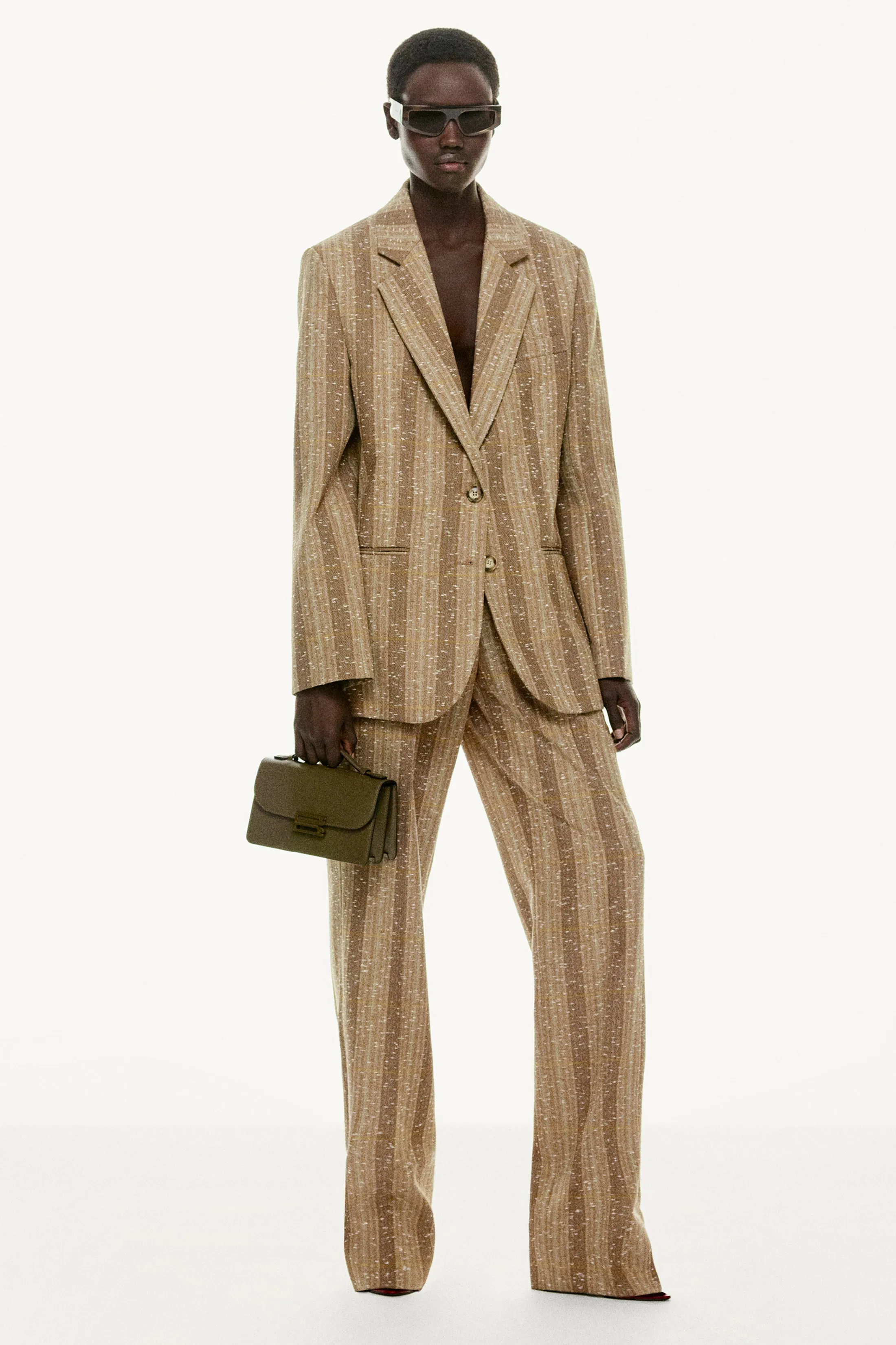 Tailored Jacket In Beige-Pistachio sold by Victoria Beckham product image thumbnail 2