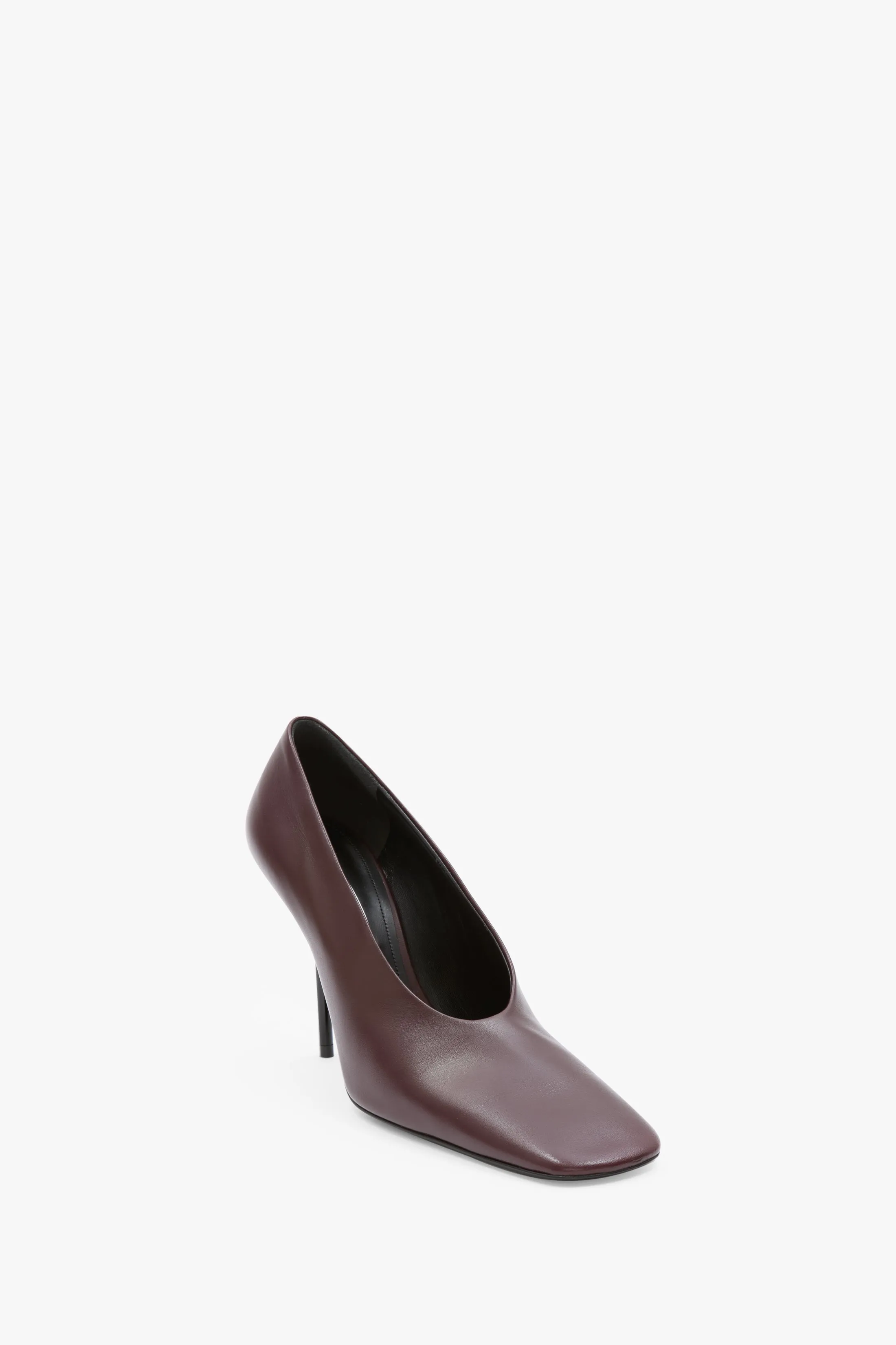 Olivia Stiletto Pump In Burgundy Leather sold by Victoria Beckham product image thumbnail 2