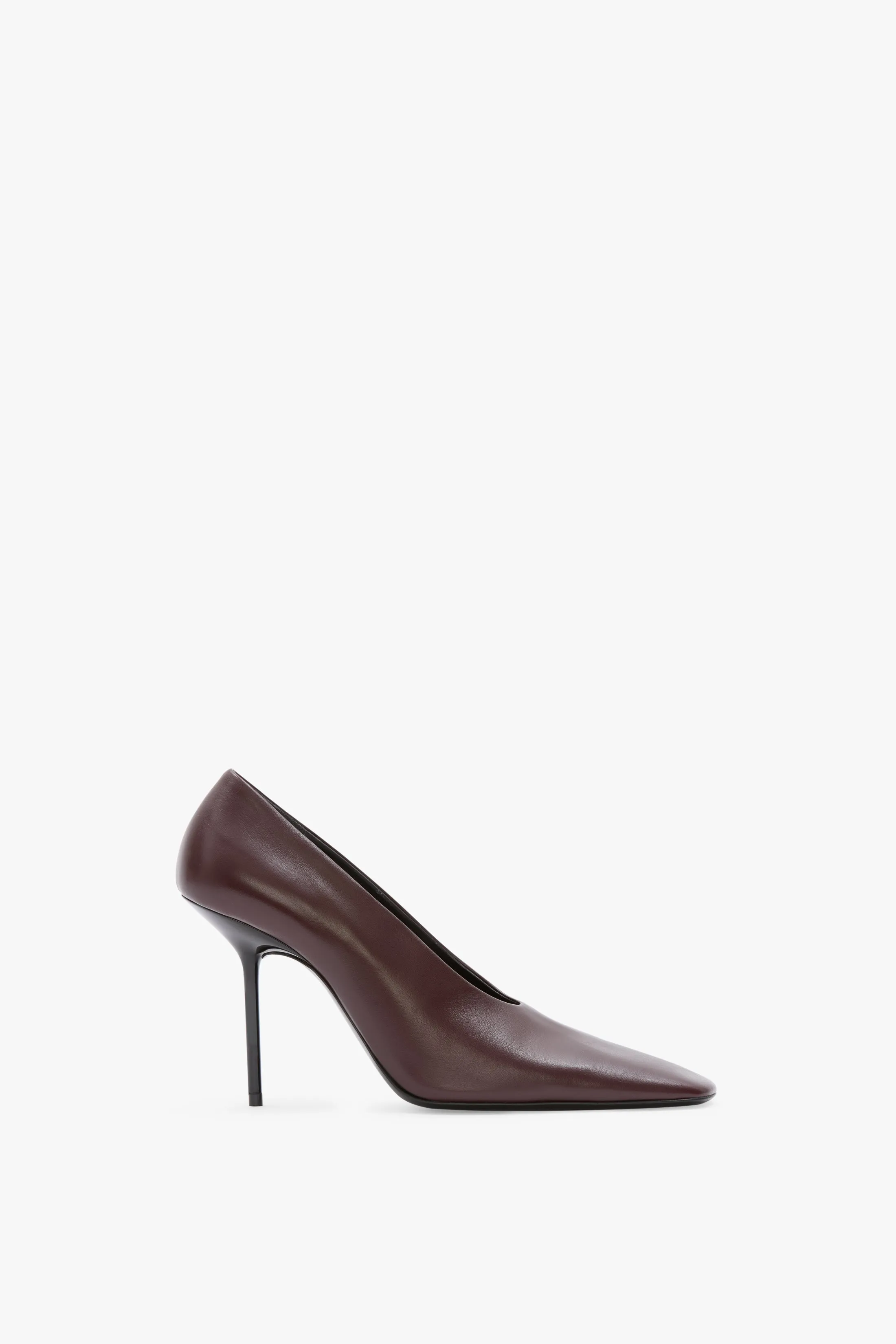 Olivia Stiletto Pump In Burgundy Leather sold by Victoria Beckham