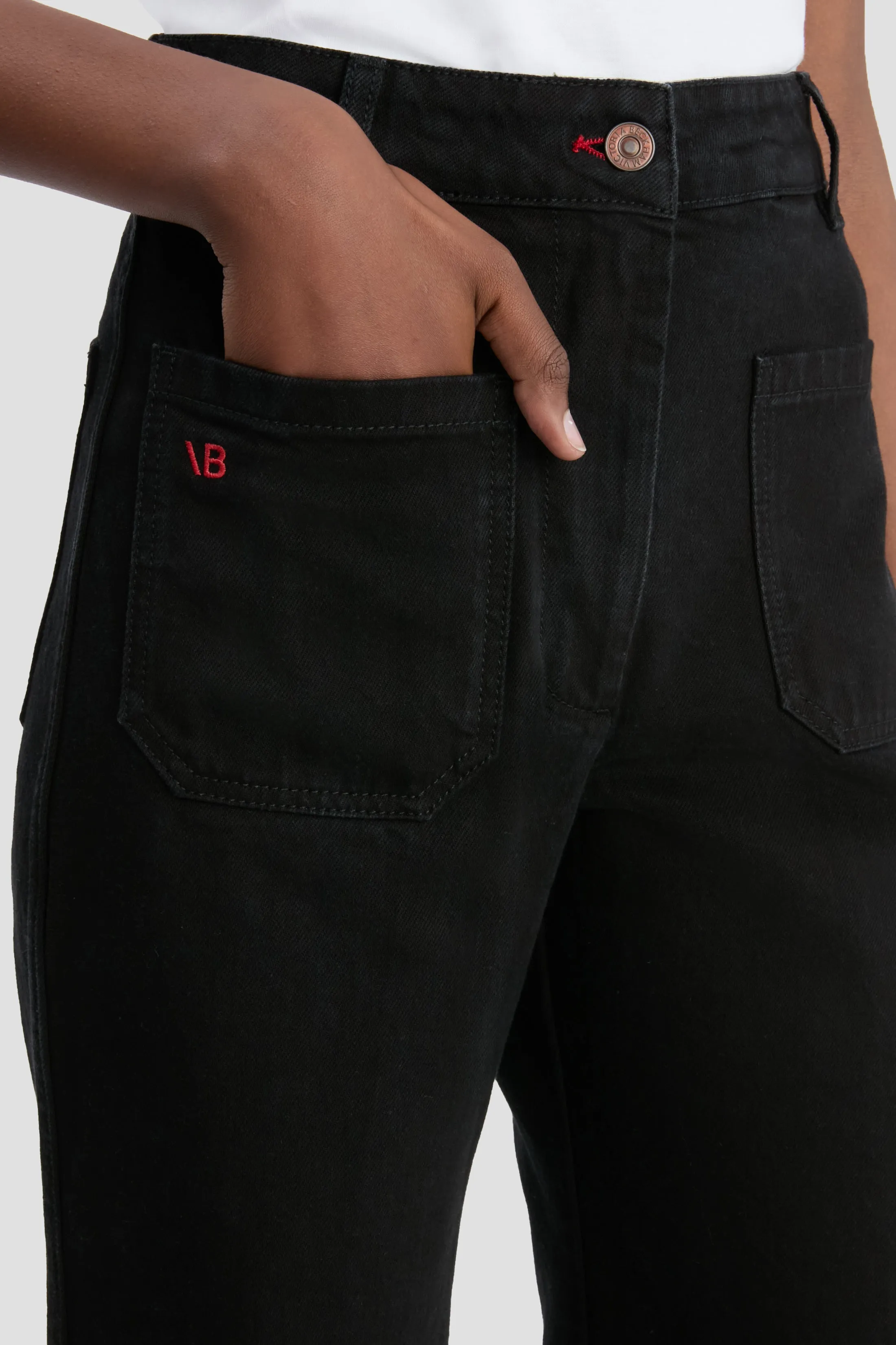 Alina Jean In Washed Black sold by Victoria Beckham product image thumbnail 3