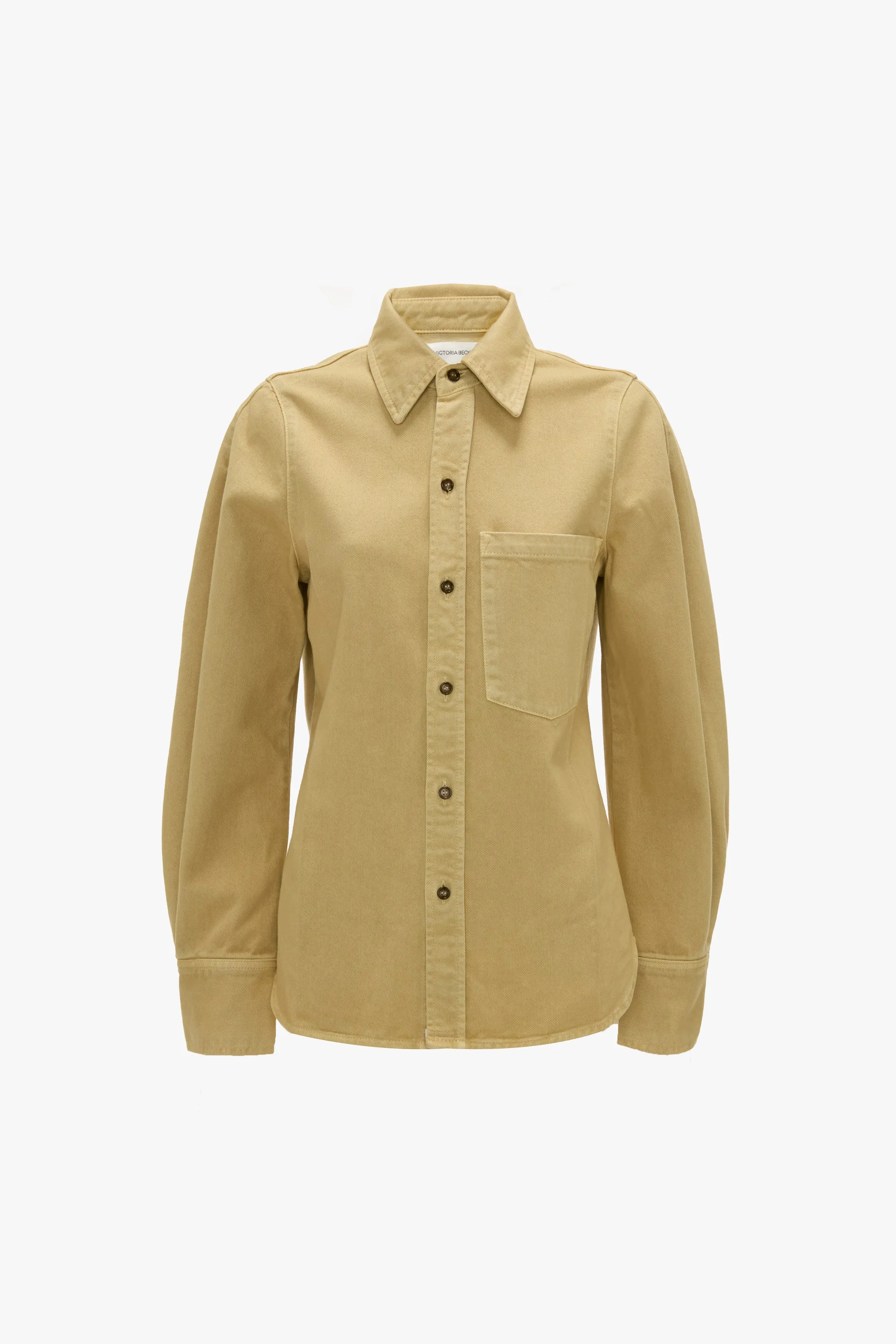 Slim Shirt In Butter Yellow sold by Victoria Beckham product image thumbnail 5
