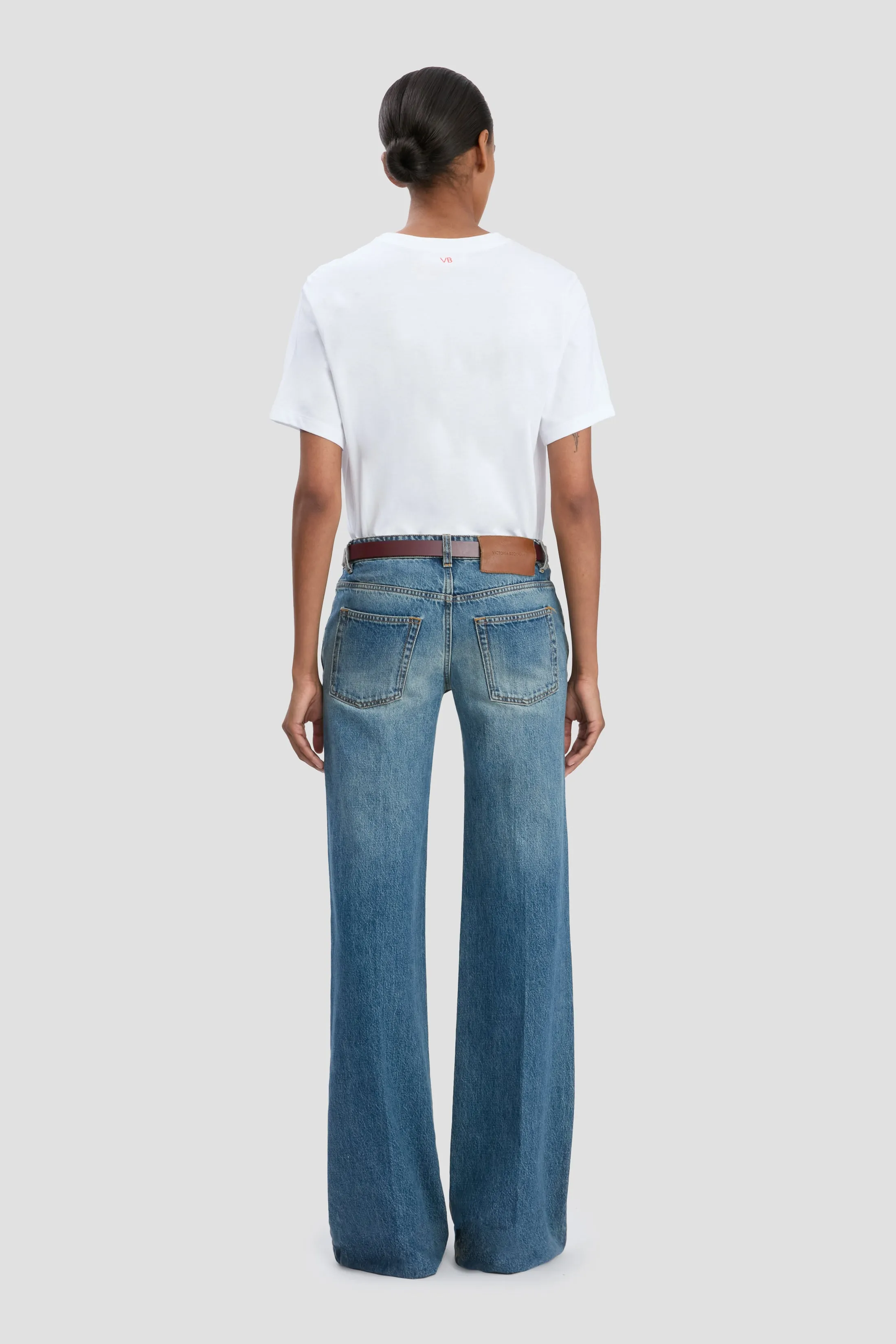 Gigi Jean In Classic Blue Wash sold by Victoria Beckham product image thumbnail 4