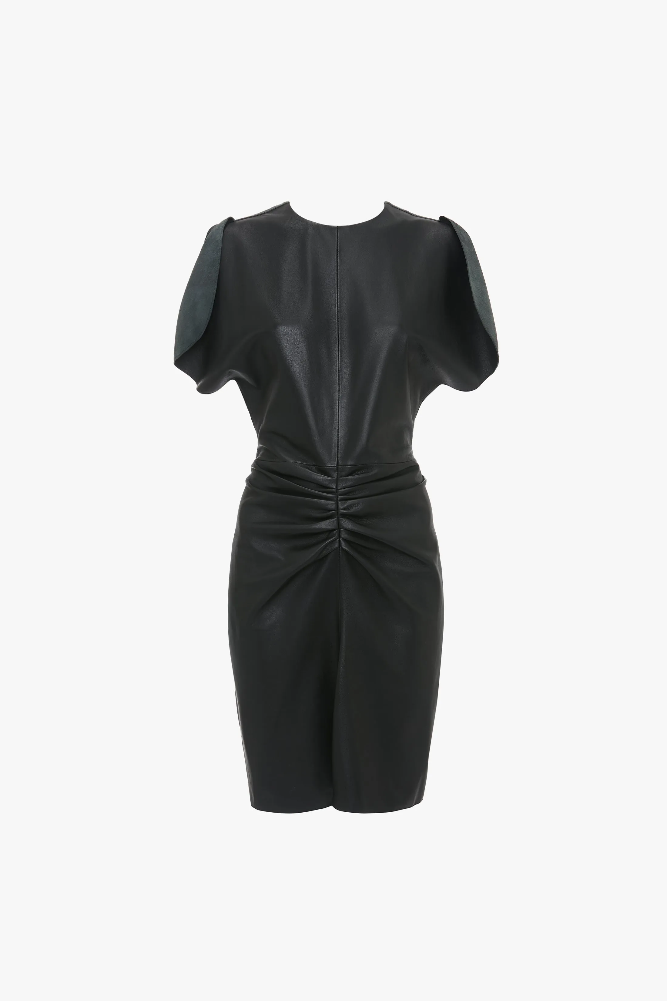 Leather Bela Mini Dress In Black sold by Victoria Beckham product image thumbnail 5