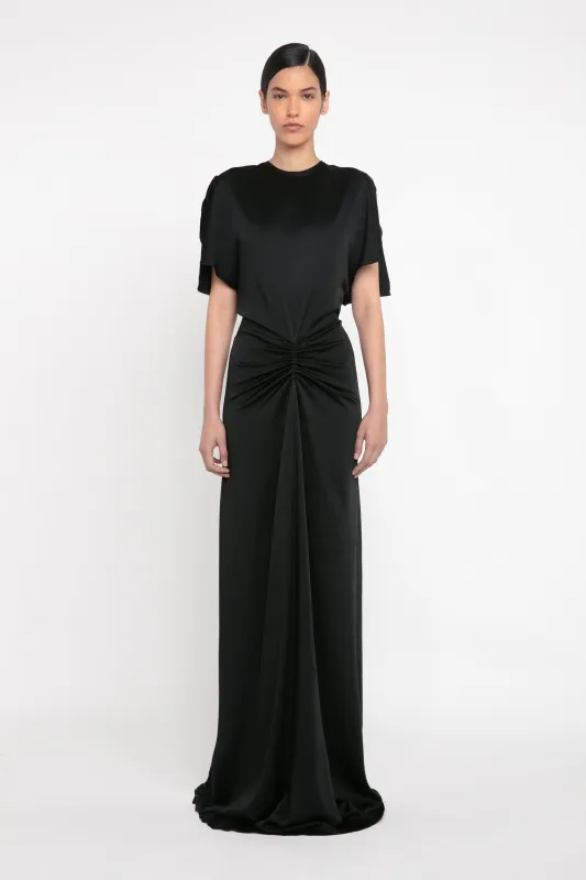 Bela Floor-Length Dress In Black sold by Victoria Beckham