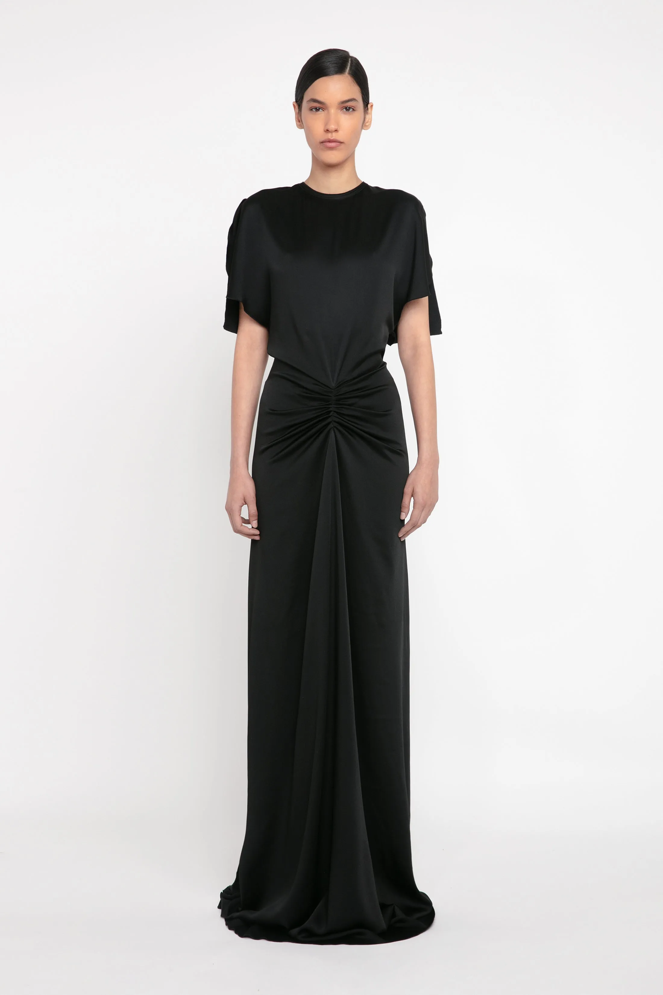 Bela Floor-Length Dress In Black sold by Victoria Beckham