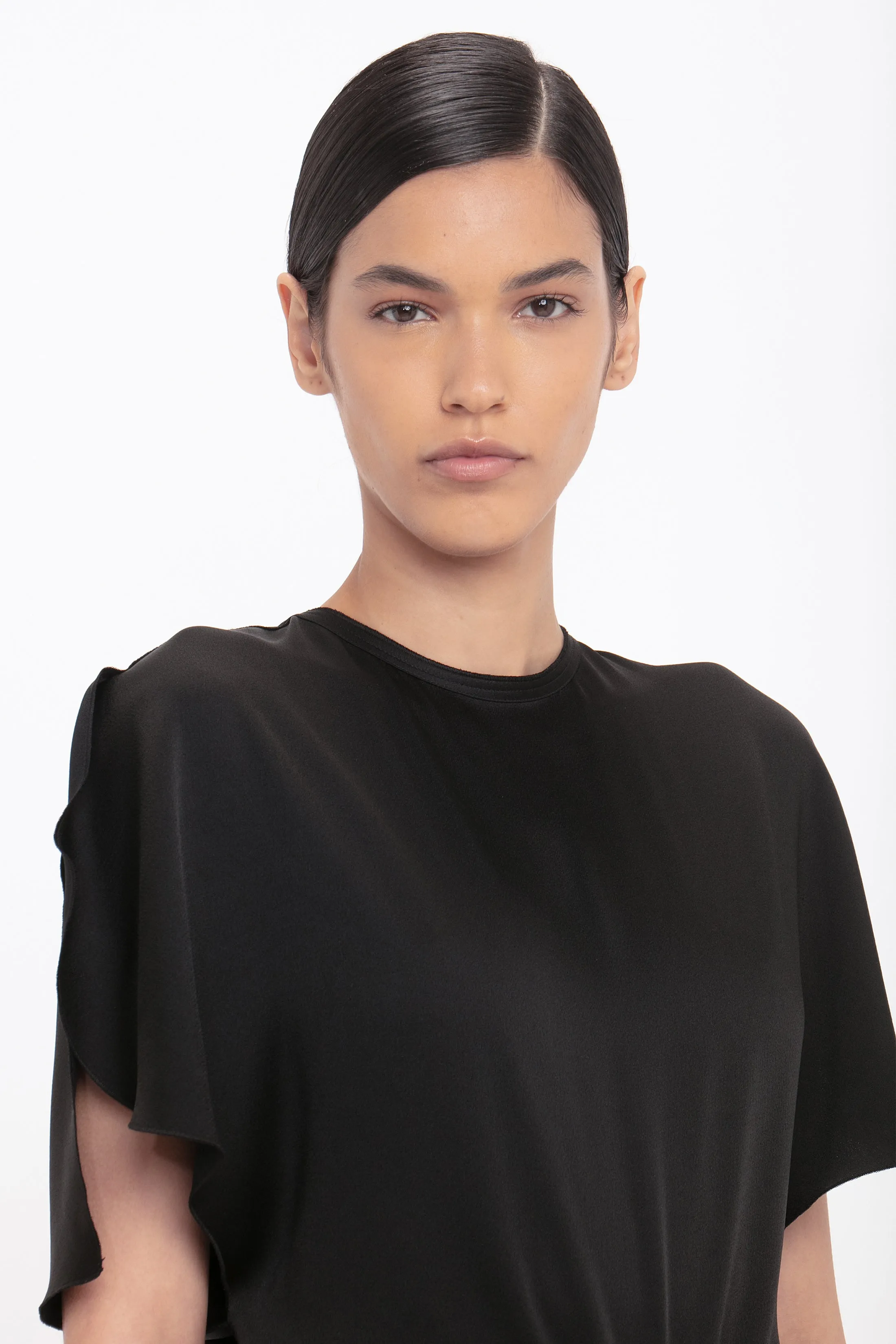 Bela Floor-Length Dress In Black sold by Victoria Beckham product image thumbnail 4