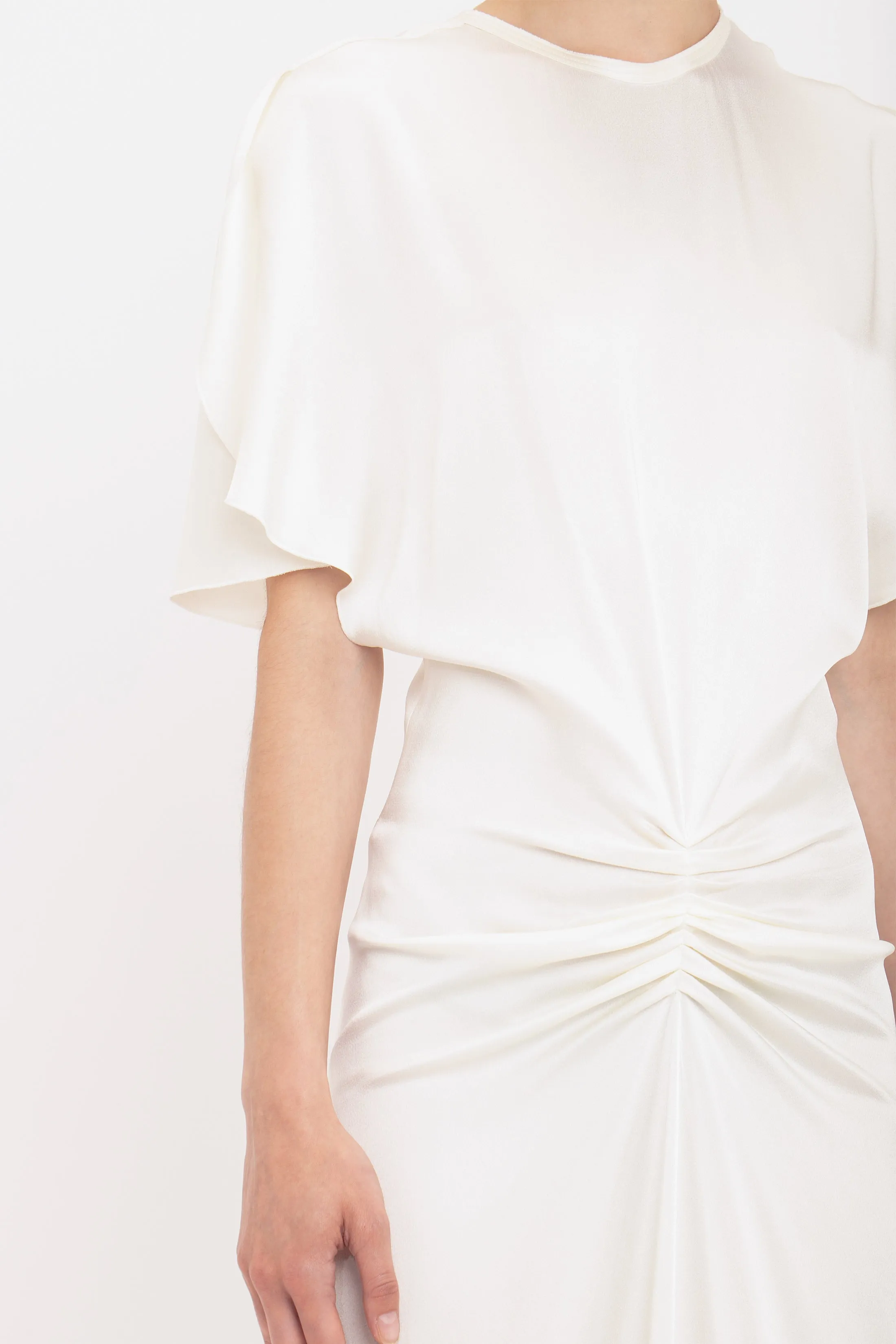 Bela Floor-Length Dress In Ivory sold by Victoria Beckham product image thumbnail 4