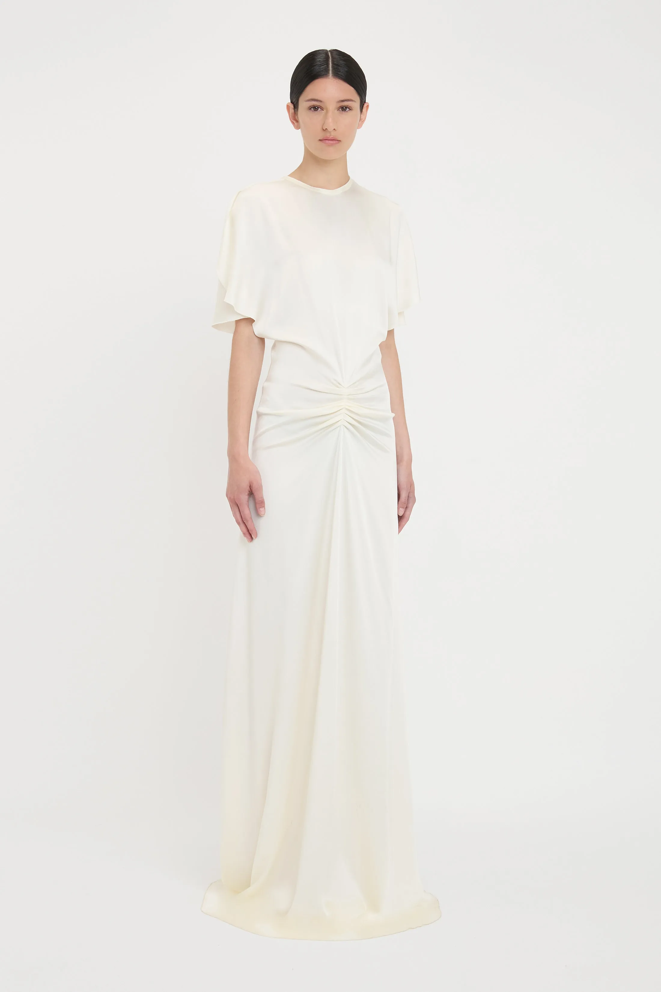Bela Floor-Length Dress In Ivory sold by Victoria Beckham product image thumbnail 2