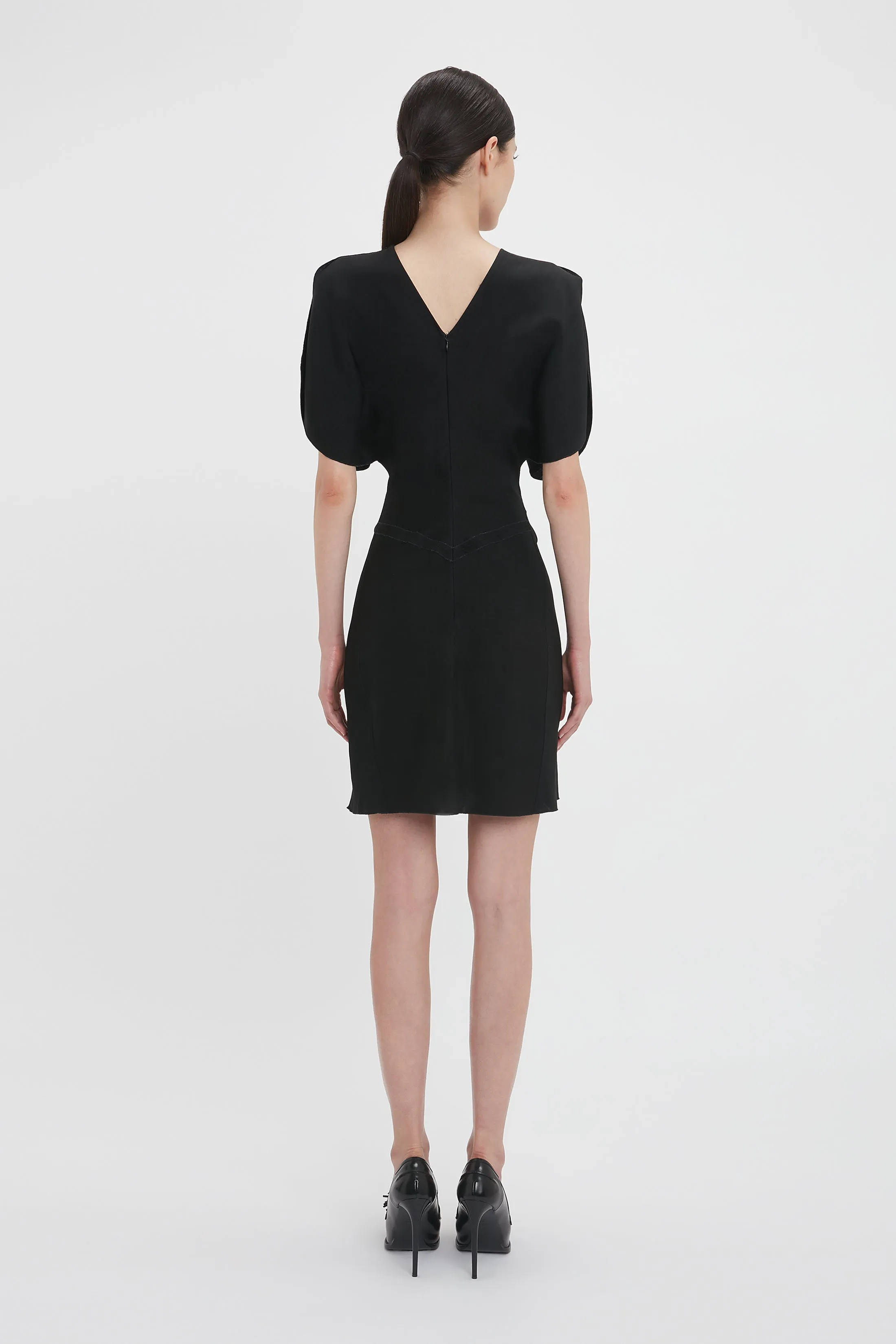 Bela Mini Dress In Black sold by Victoria Beckham product image thumbnail 3
