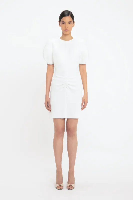 Bela Mini Dress In Ivory sold by Victoria Beckham