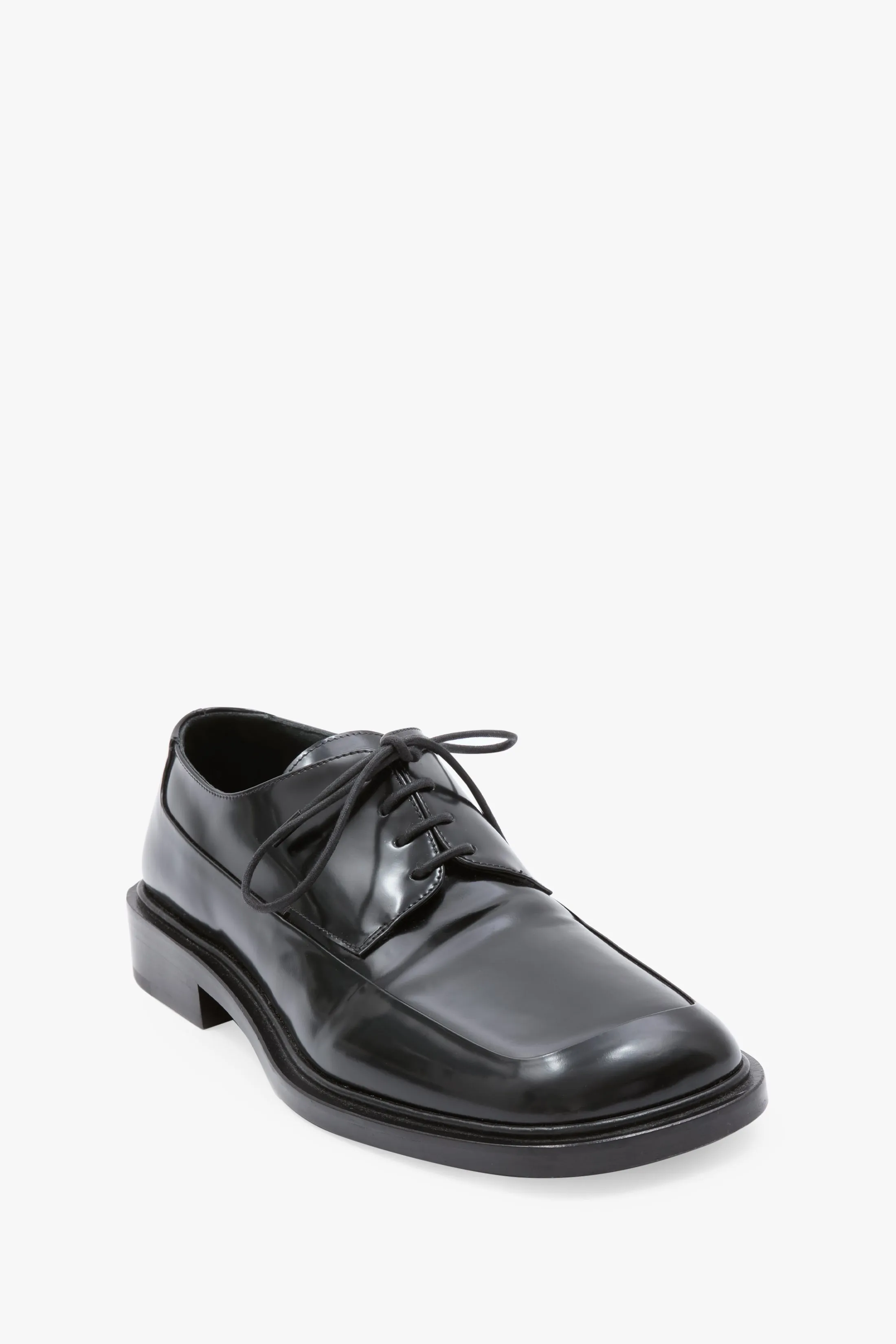 Flat Lace-Up Shoe in Black Leather sold by Victoria Beckham product image thumbnail 2