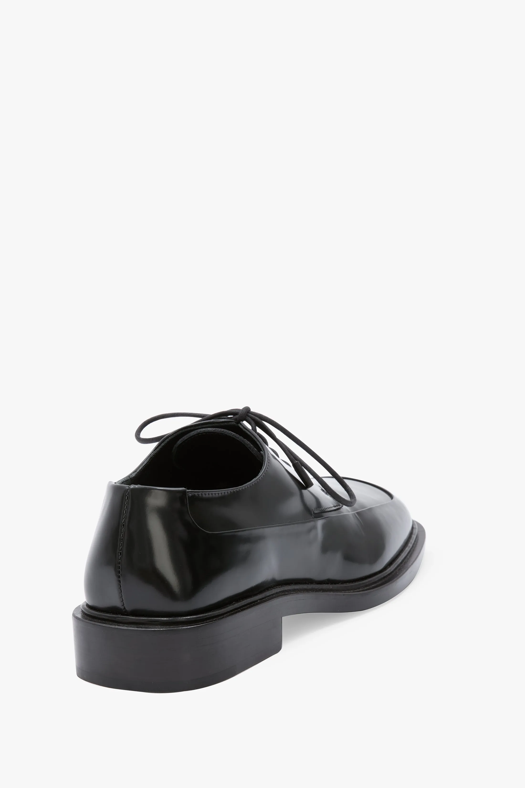 Flat Lace-Up Shoe in Black Leather sold by Victoria Beckham product image thumbnail 3