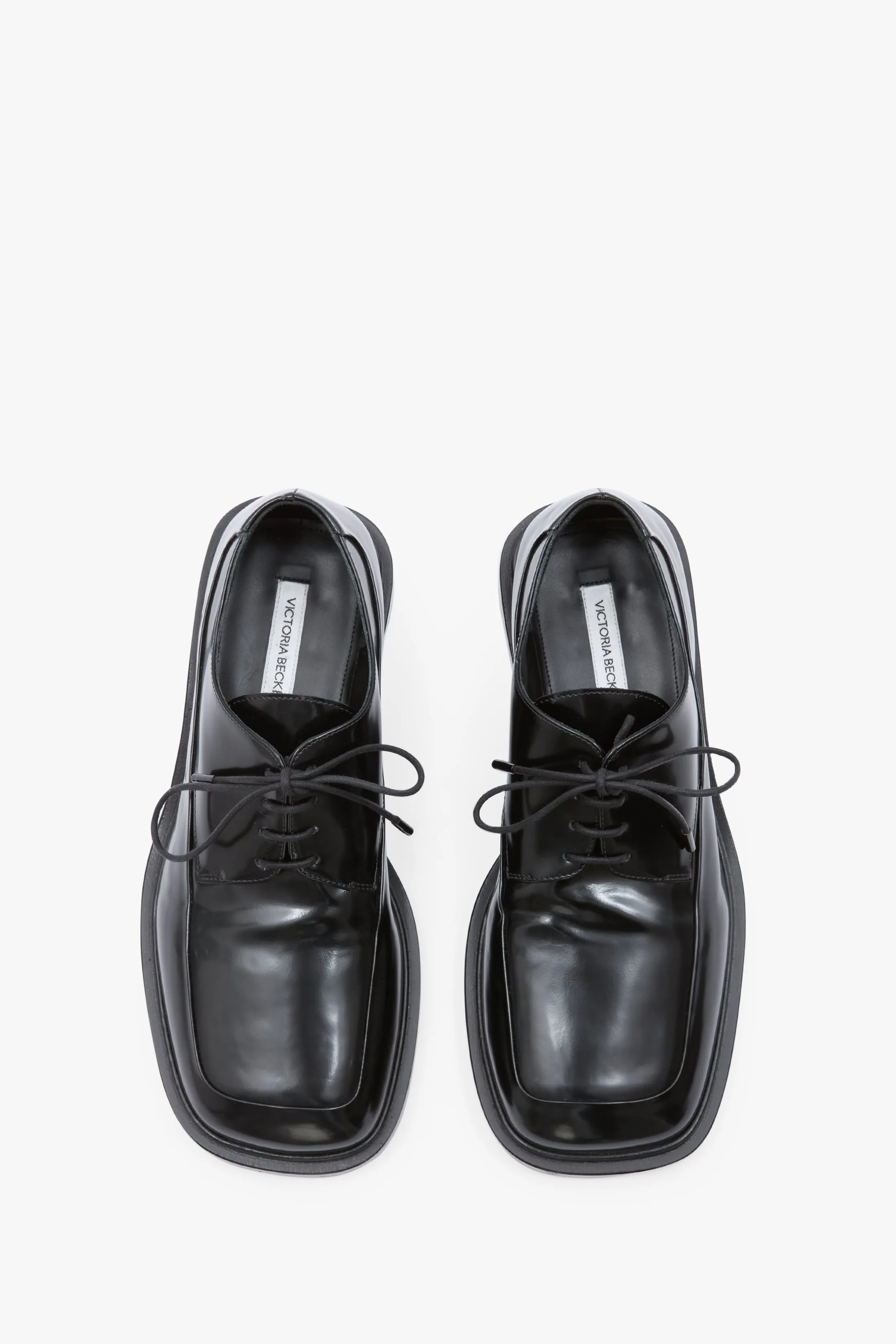 Flat Lace-Up Shoe in Black Leather sold by Victoria Beckham product image thumbnail 4