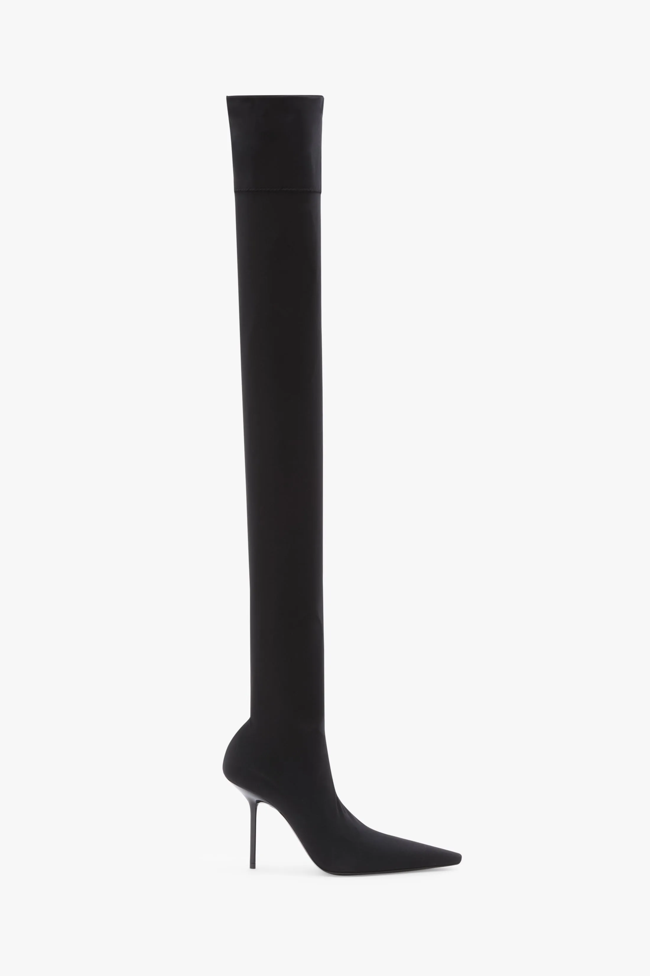 Sloan Stiletto Jersey Boot 100 In Black sold by Victoria Beckham