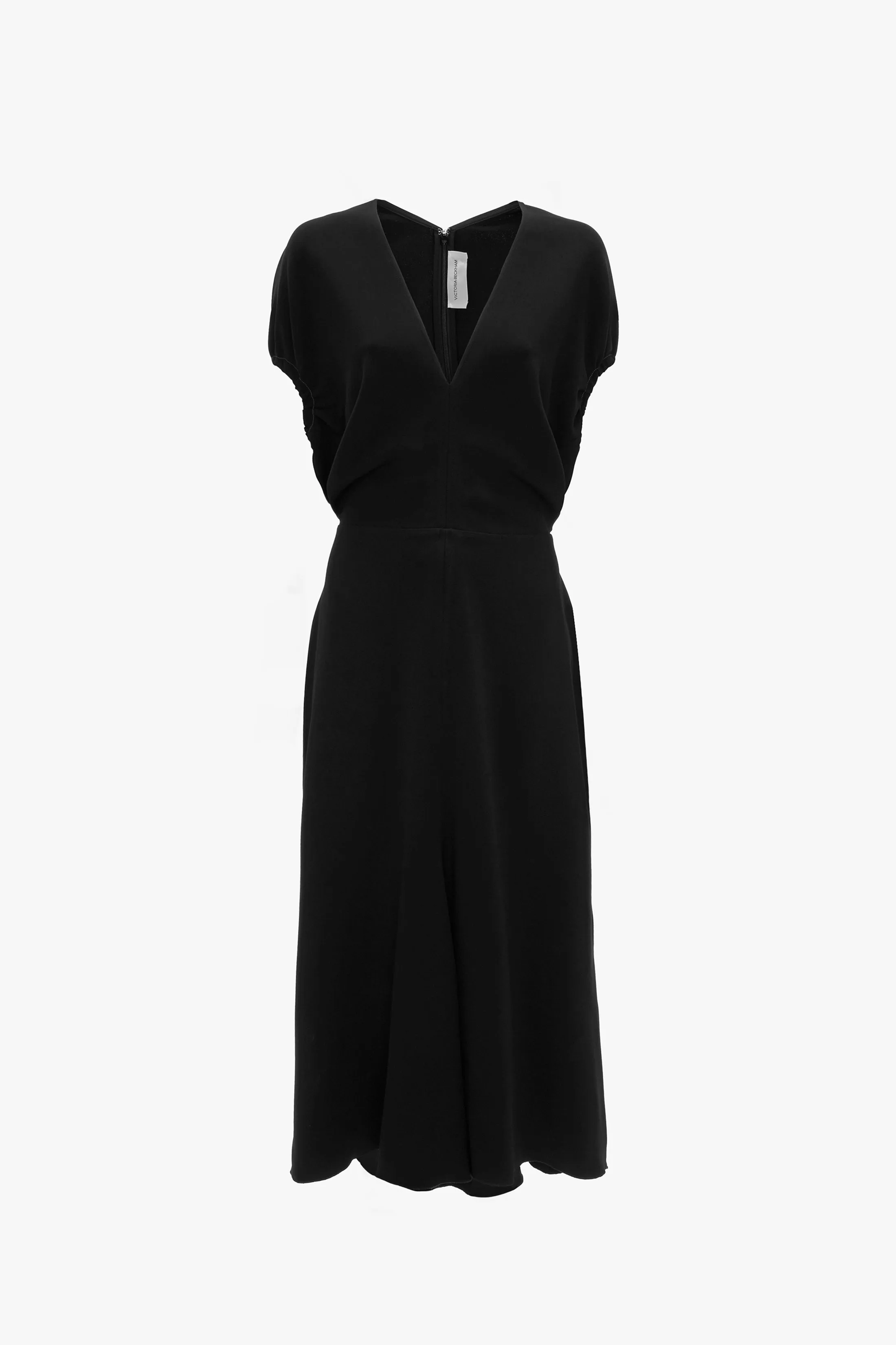 Edith Midi Dress In Black sold by Victoria Beckham product image thumbnail 5
