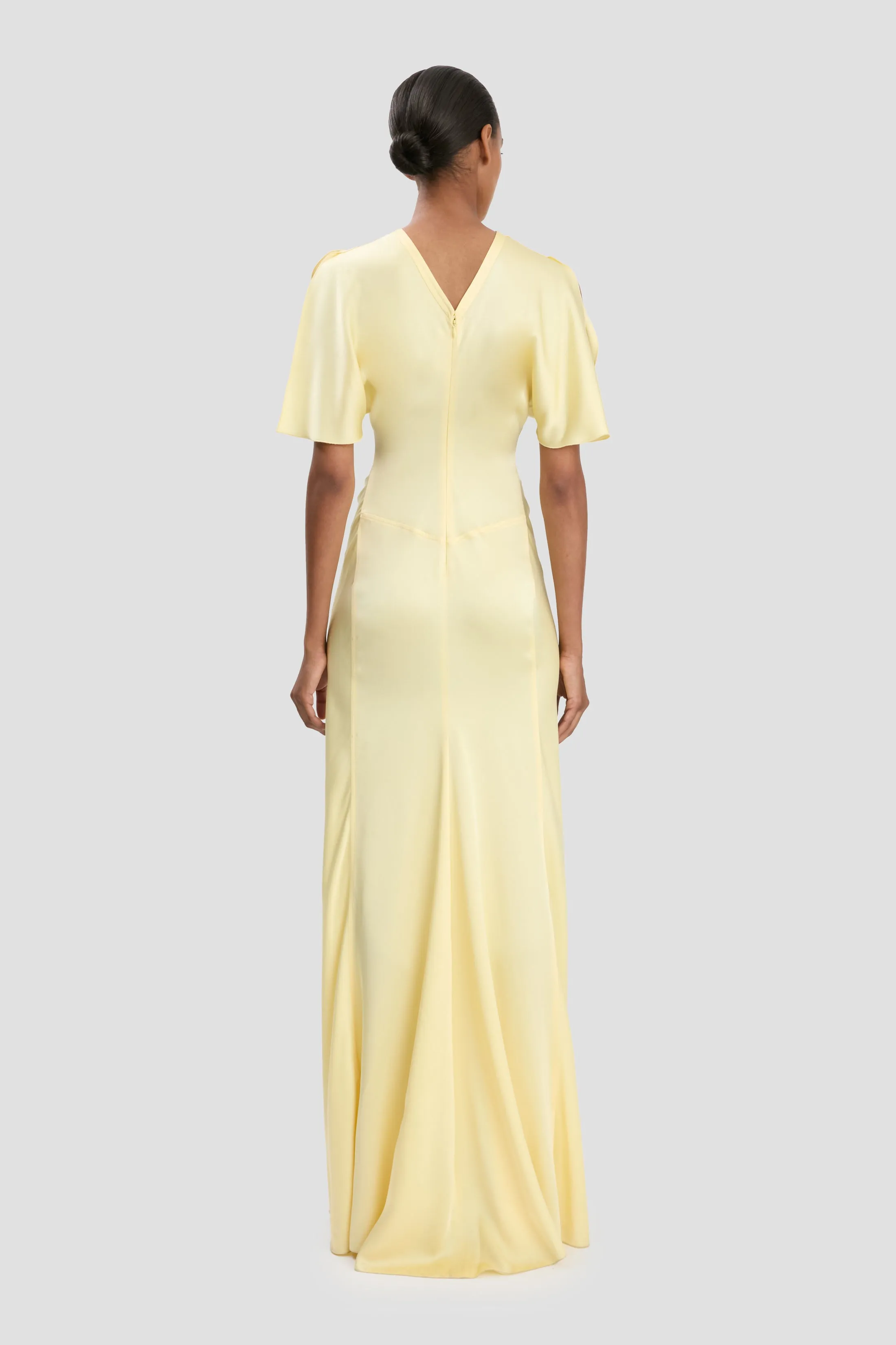 Isabella Gown In Daffodil Yellow sold by Victoria Beckham product image thumbnail 4