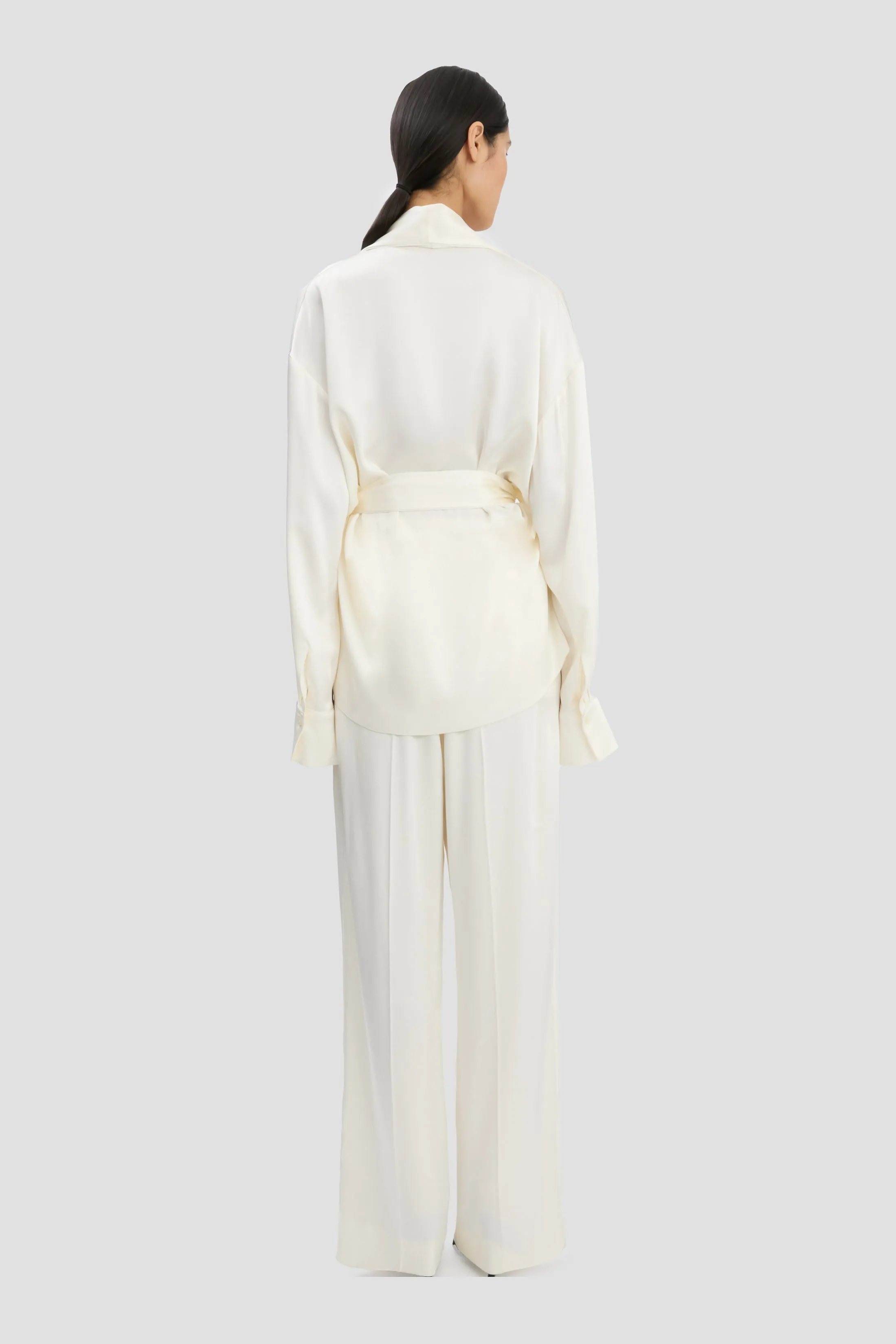 Charlee Trouser In Ivory sold by Victoria Beckham product image thumbnail 4