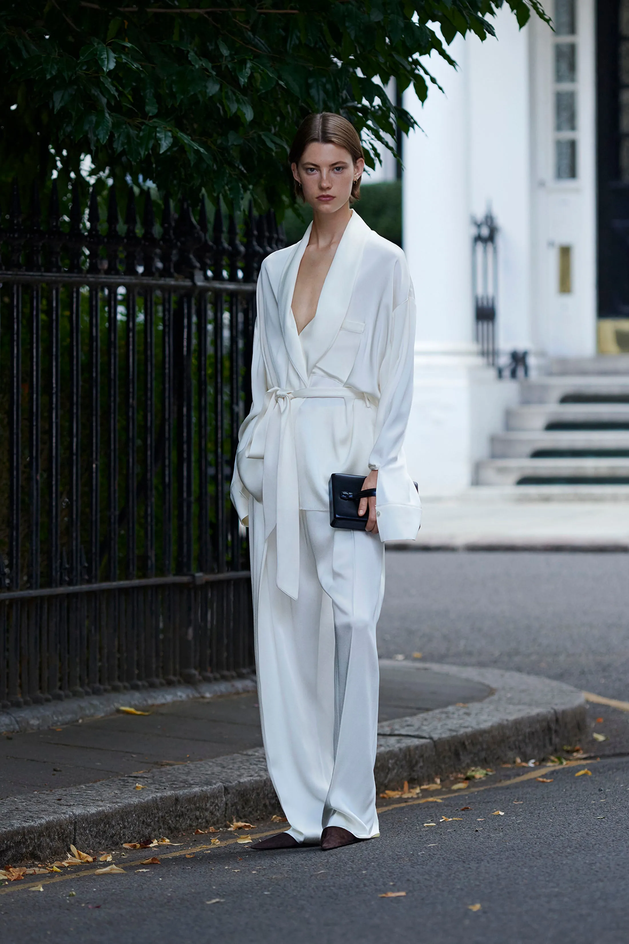 Charlee Trouser In Ivory sold by Victoria Beckham product image thumbnail 5